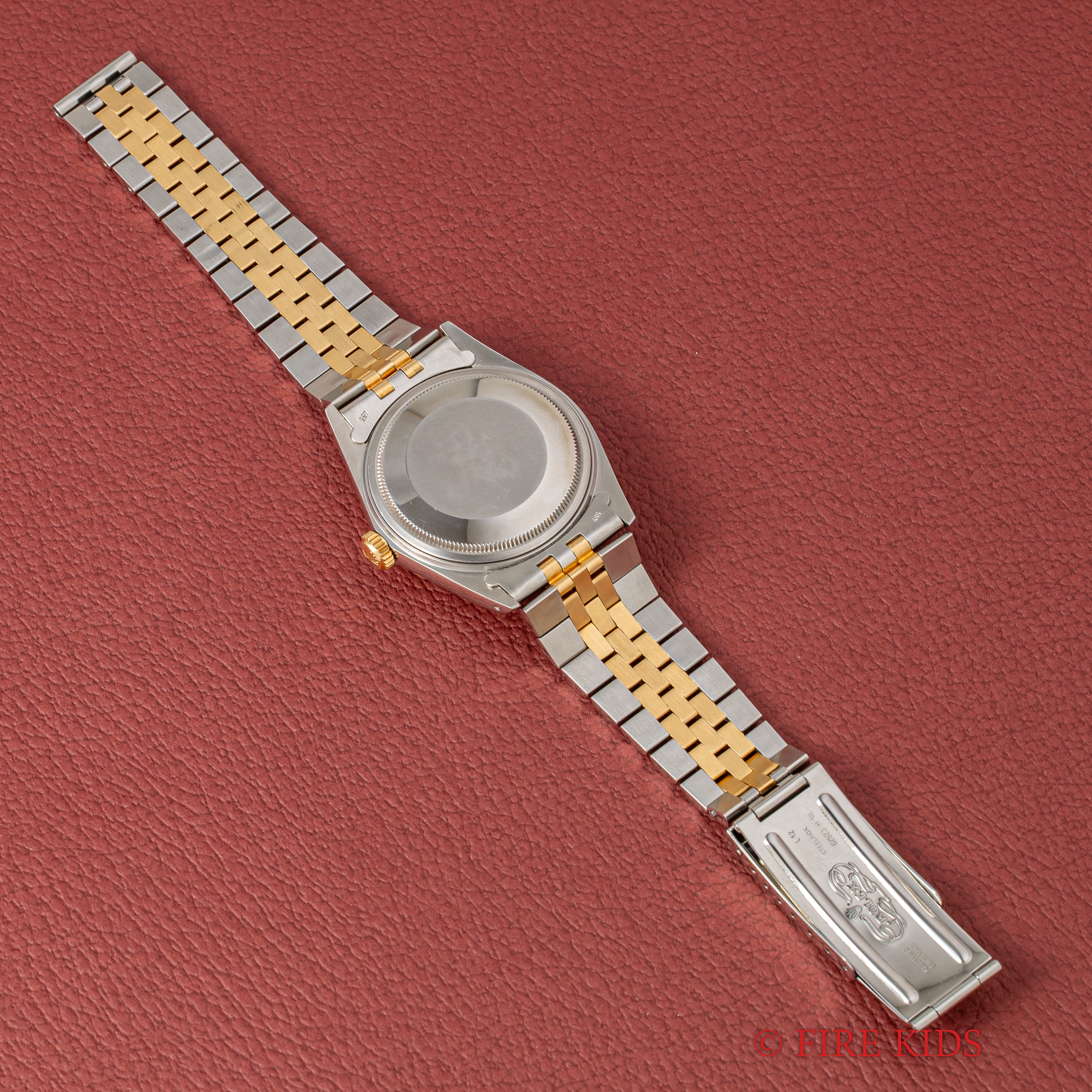 ロレックス 1986年製 デイトジャスト アイボリーローマンダイヤル Ref.16013 純正コンビジュビリーブレス