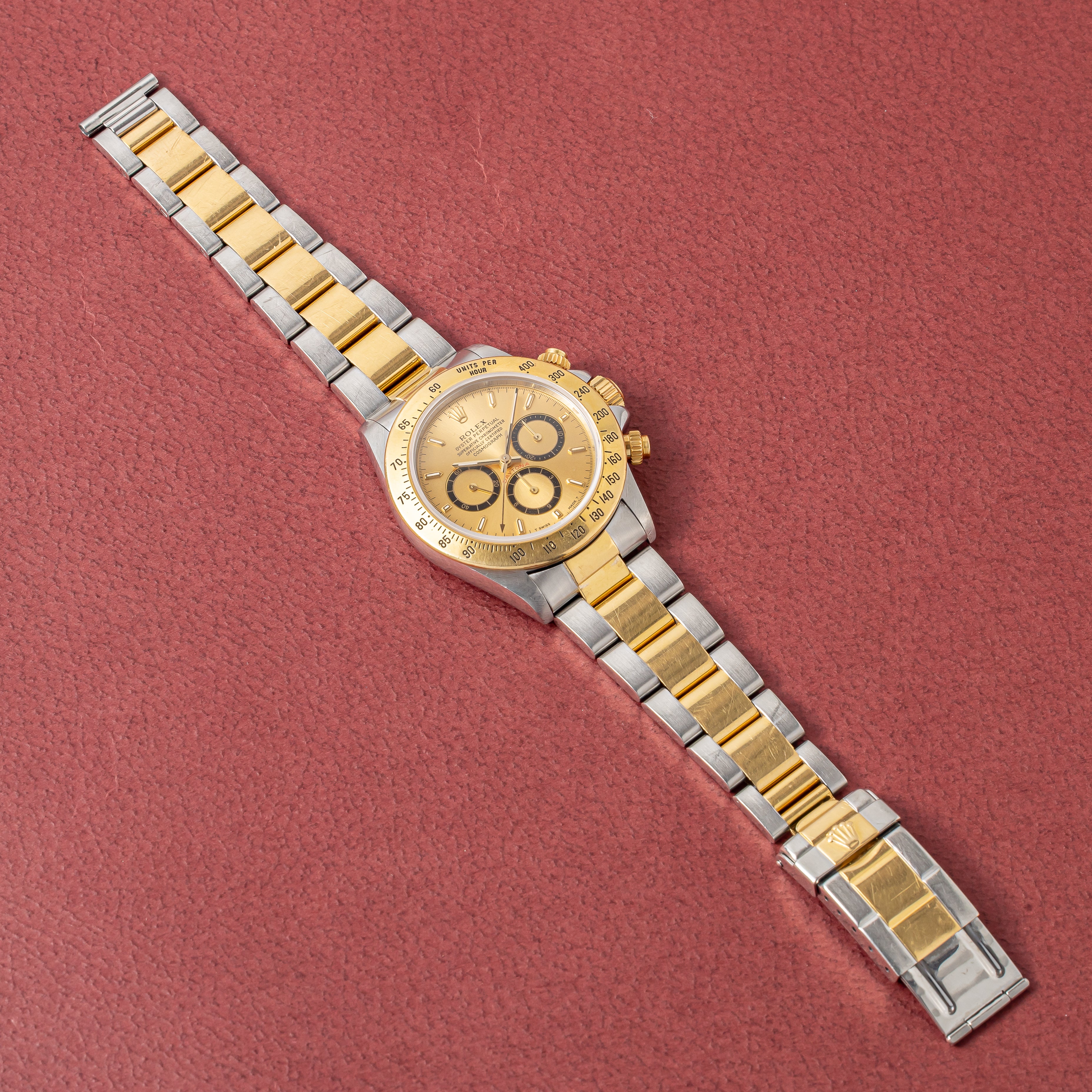 ロレックス デイトナ コンビ 1994年製 Ref.16523 シャンパンダイヤル 箱付き