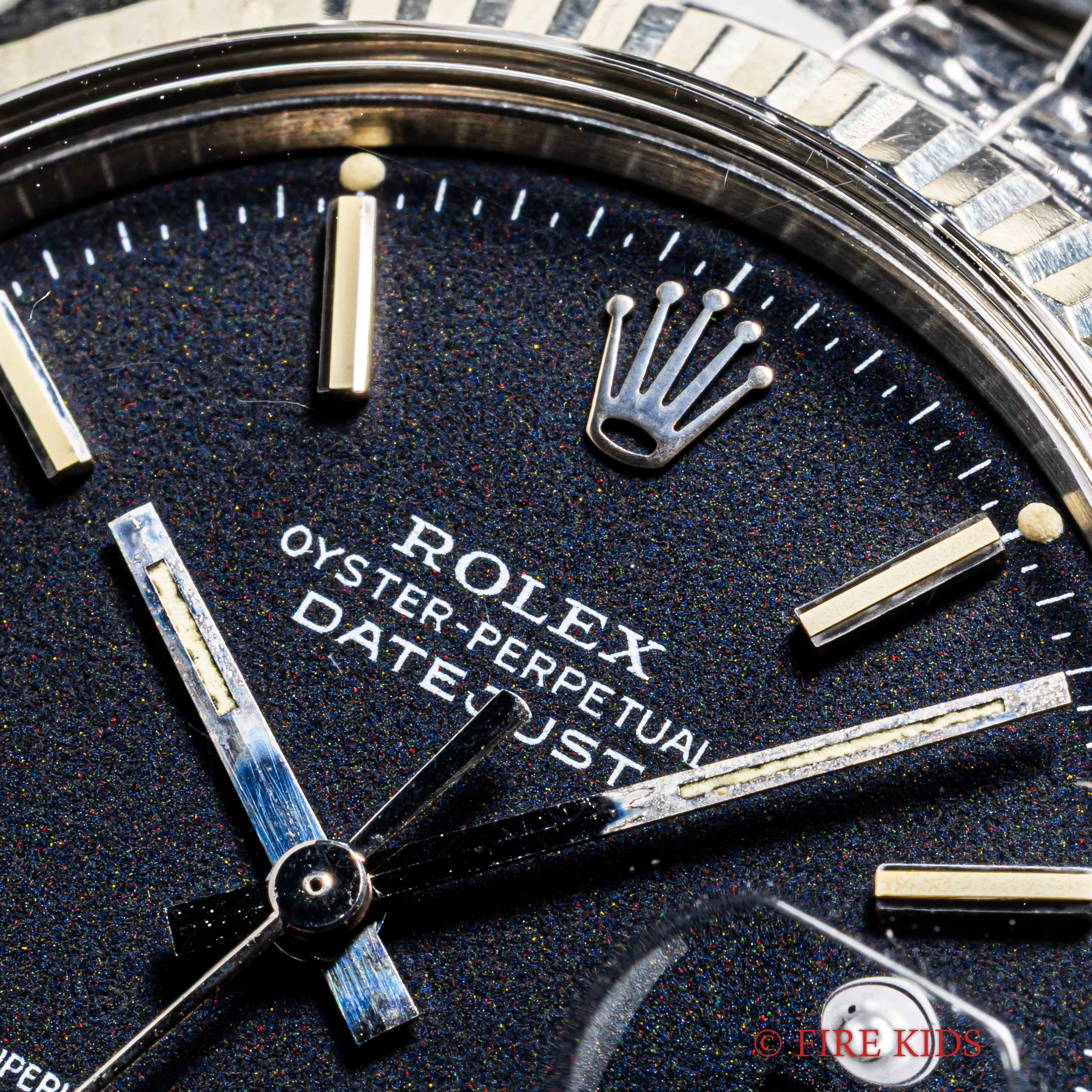 ロレックス デイトジャスト コンフェッティダイヤル 1968年製 Ref.1601 レッドアイ 純正ジュビリーブレス