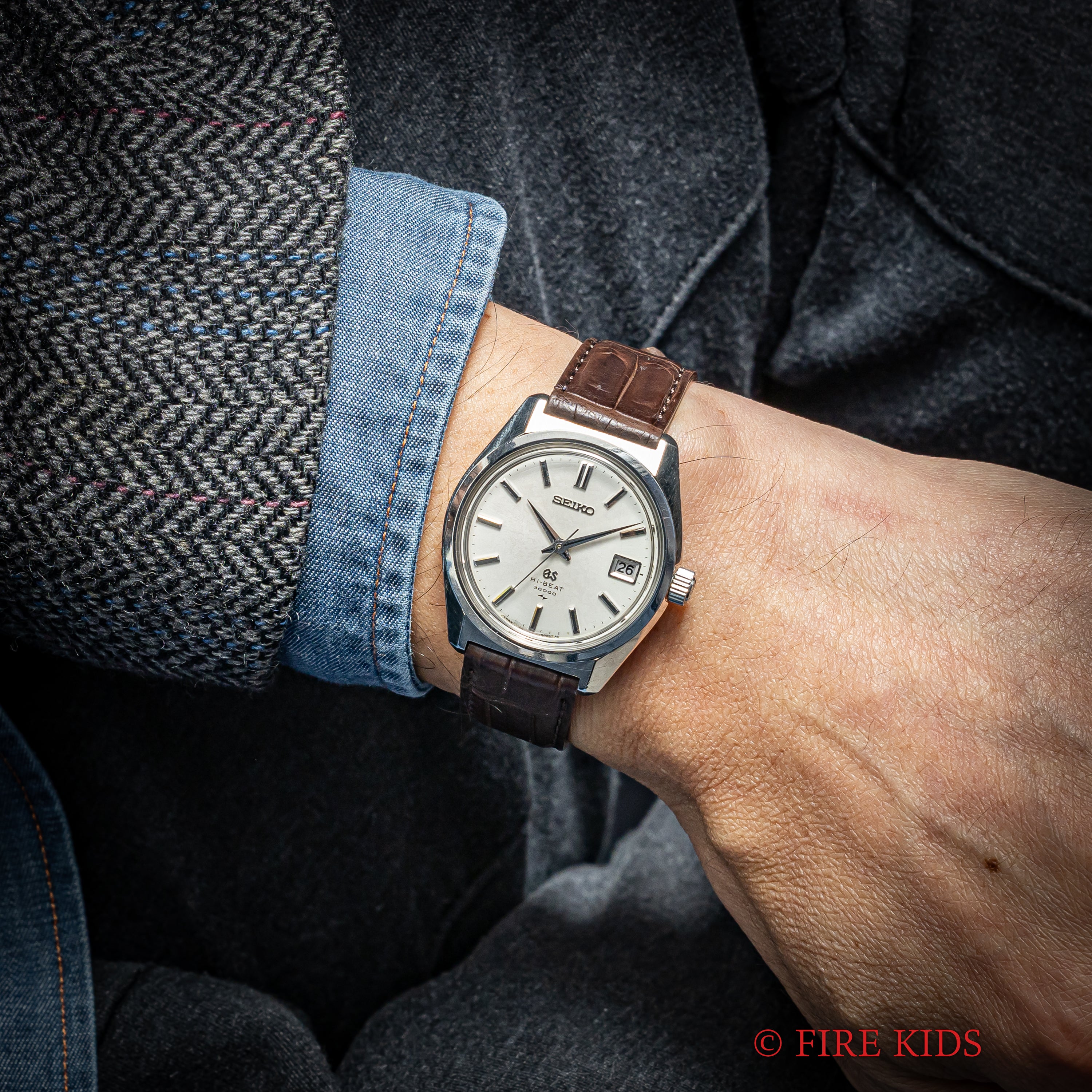 グランドセイコー 1969年製 10振動 手巻き 45GS Ref.4522-8000 ハイビート セイコースタイルケース