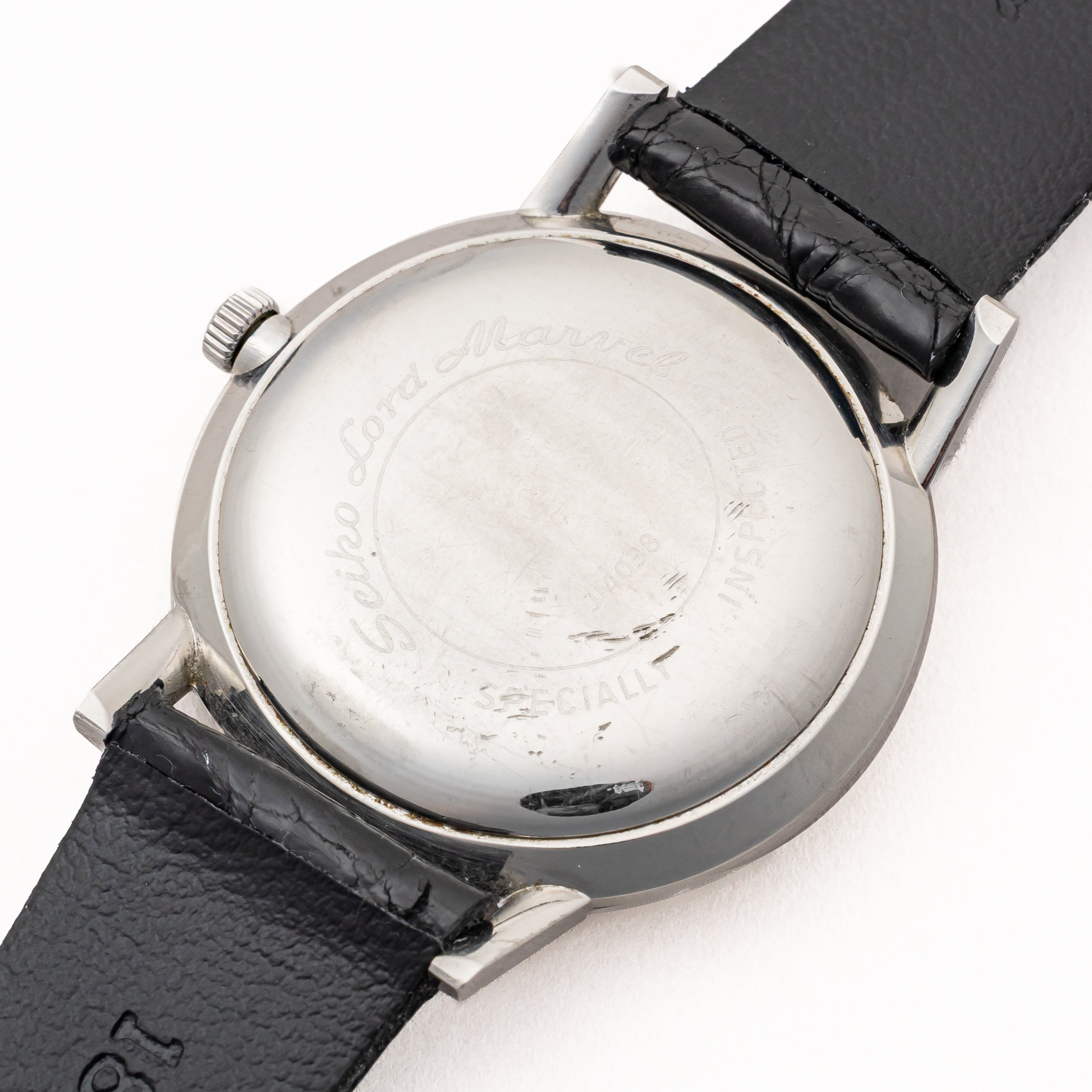 セイコー ロードマーベル SDダイヤル 彫文字ロゴ 手巻き 1960年製 Ref.J14038 LM Cal.5955