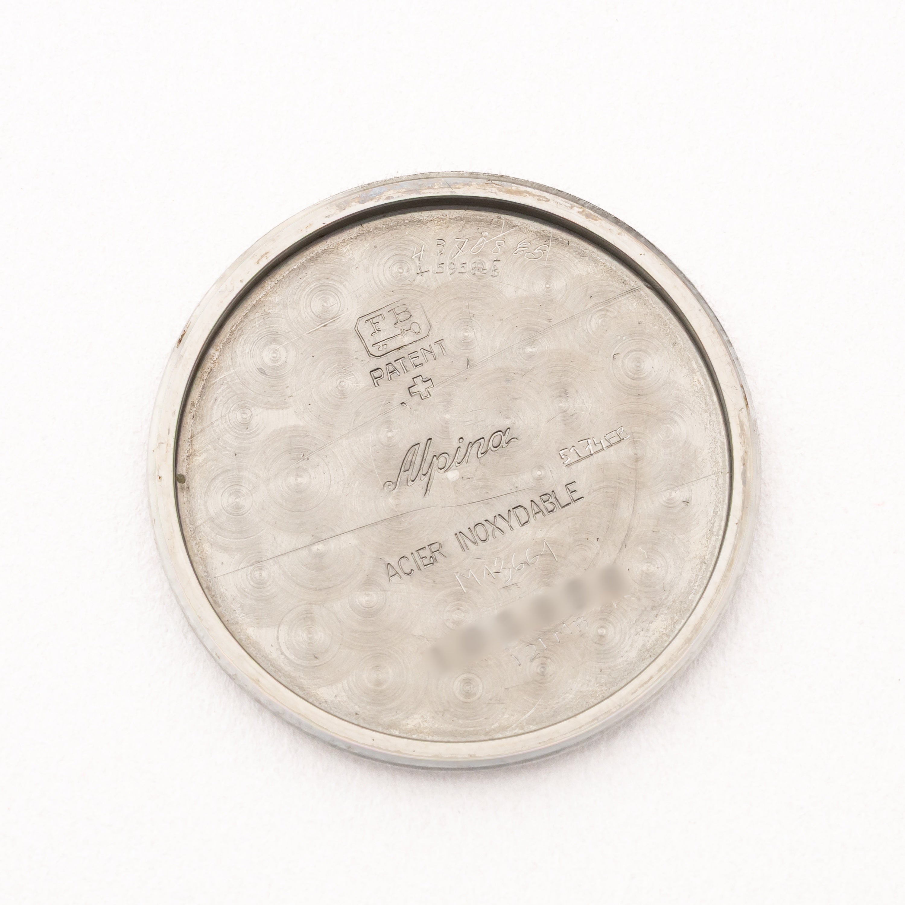 アルピナ FBケース ブラックアラビアダイヤル 1940年代製 Cal. 586 スモールセコンド