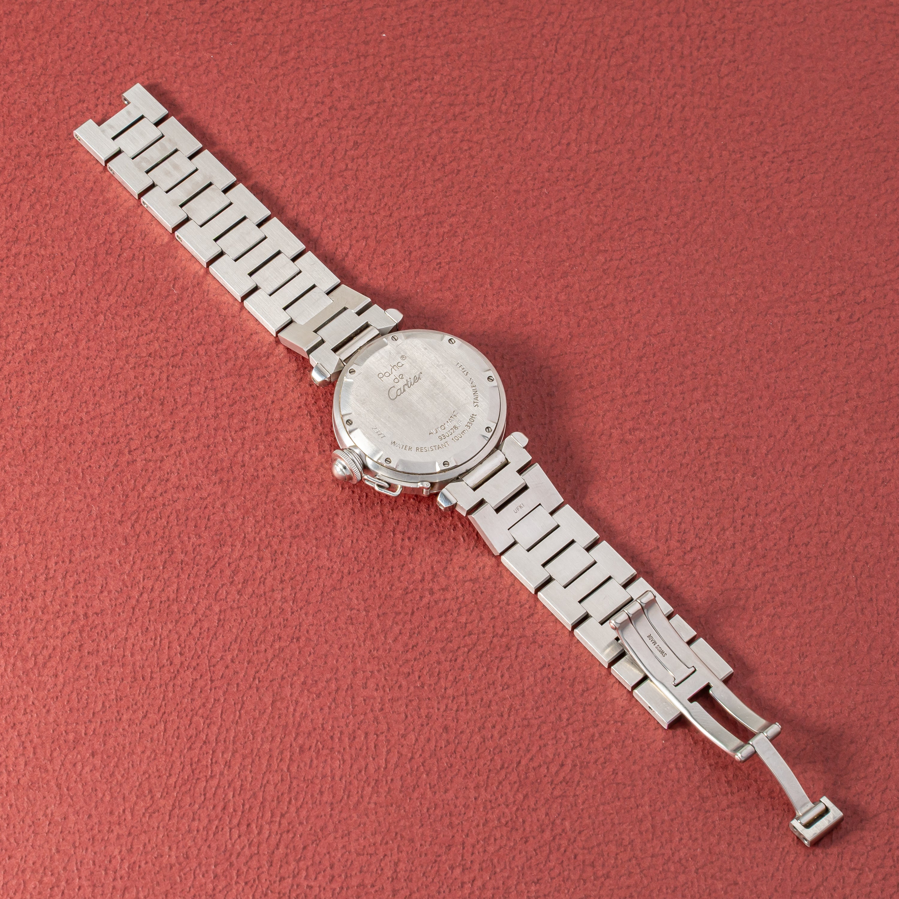 カルティエ パシャC メリディアン 2000年代製 Ref.2377 GMT シルバーダイヤル