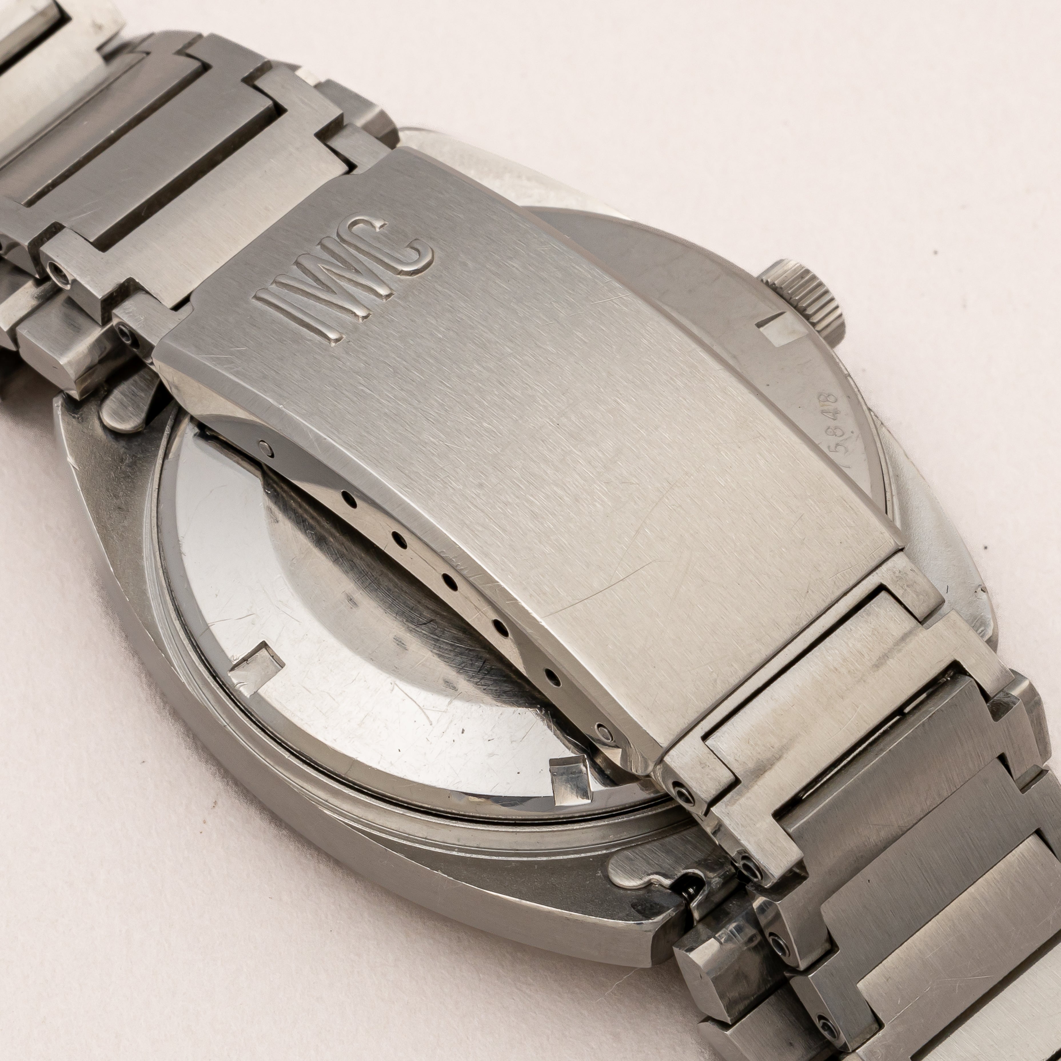 IWC トノー型 1972年製 Ref.1872 シルバーダイヤル 純正ブレス付き