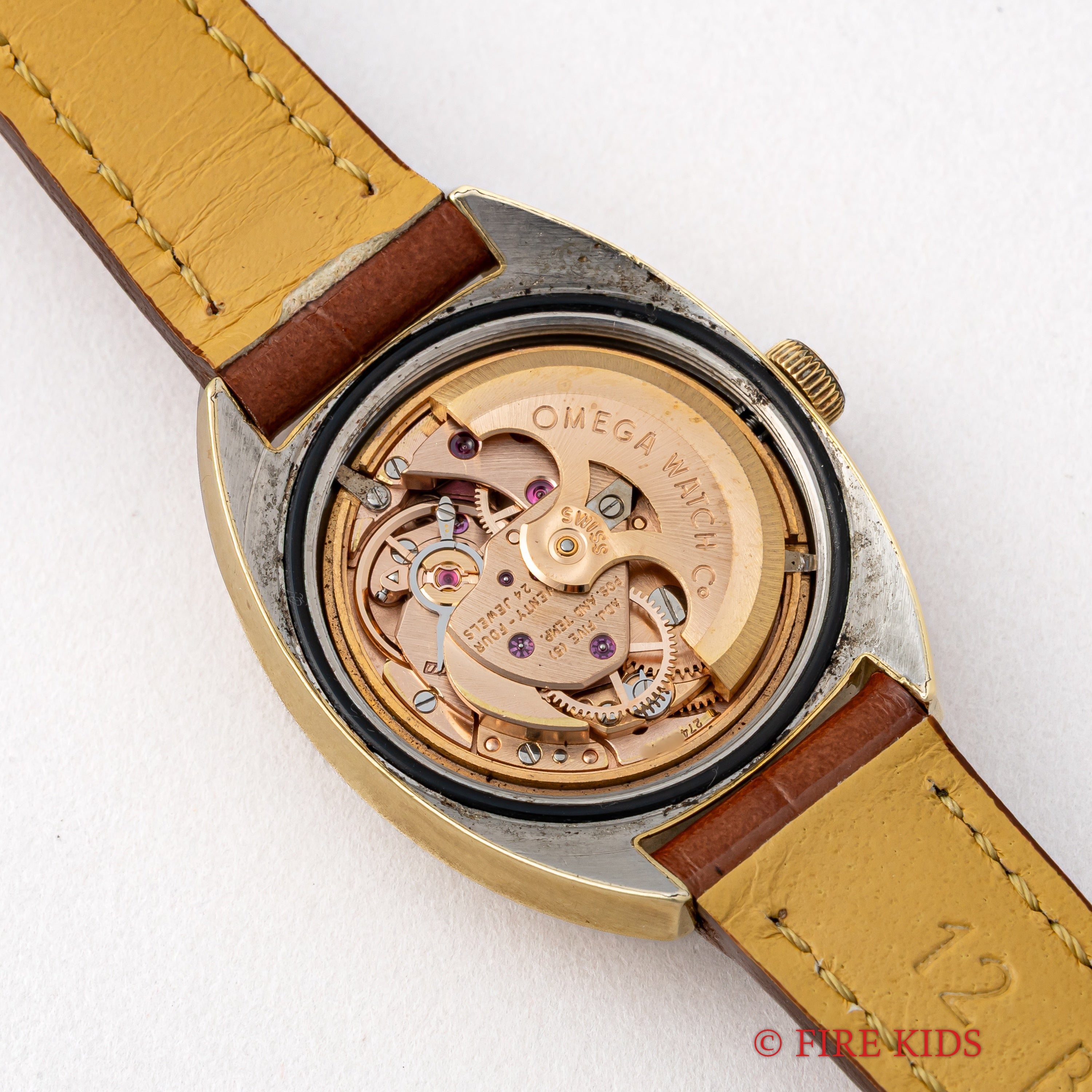 オメガ コンステレーション レディース 金張りステンバック 1968年製 自動巻 Ref.567.001