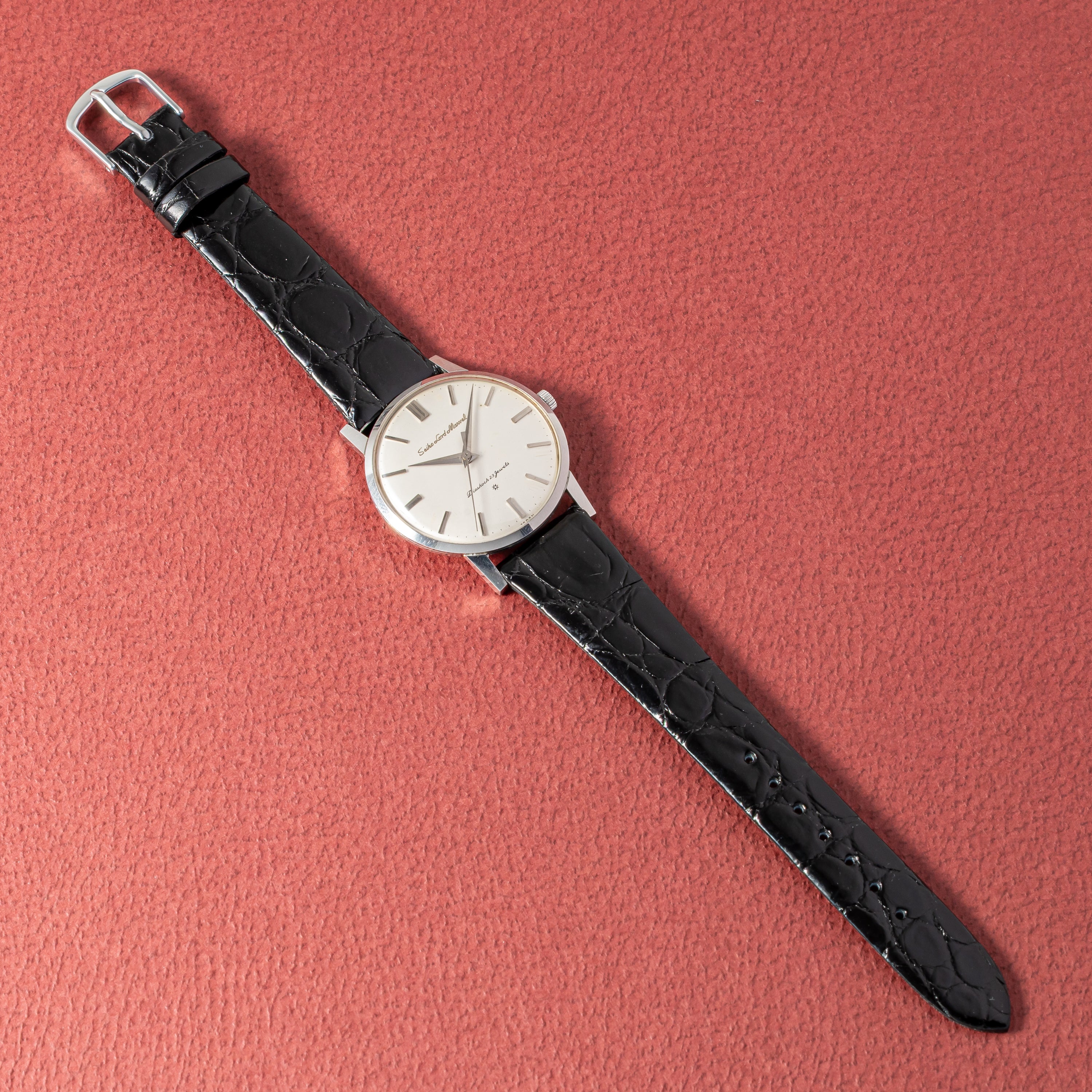 セイコー ロードマーベル SDダイヤル 彫文字ロゴ 手巻き 1960年製 Ref.J14038 LM Cal.5955