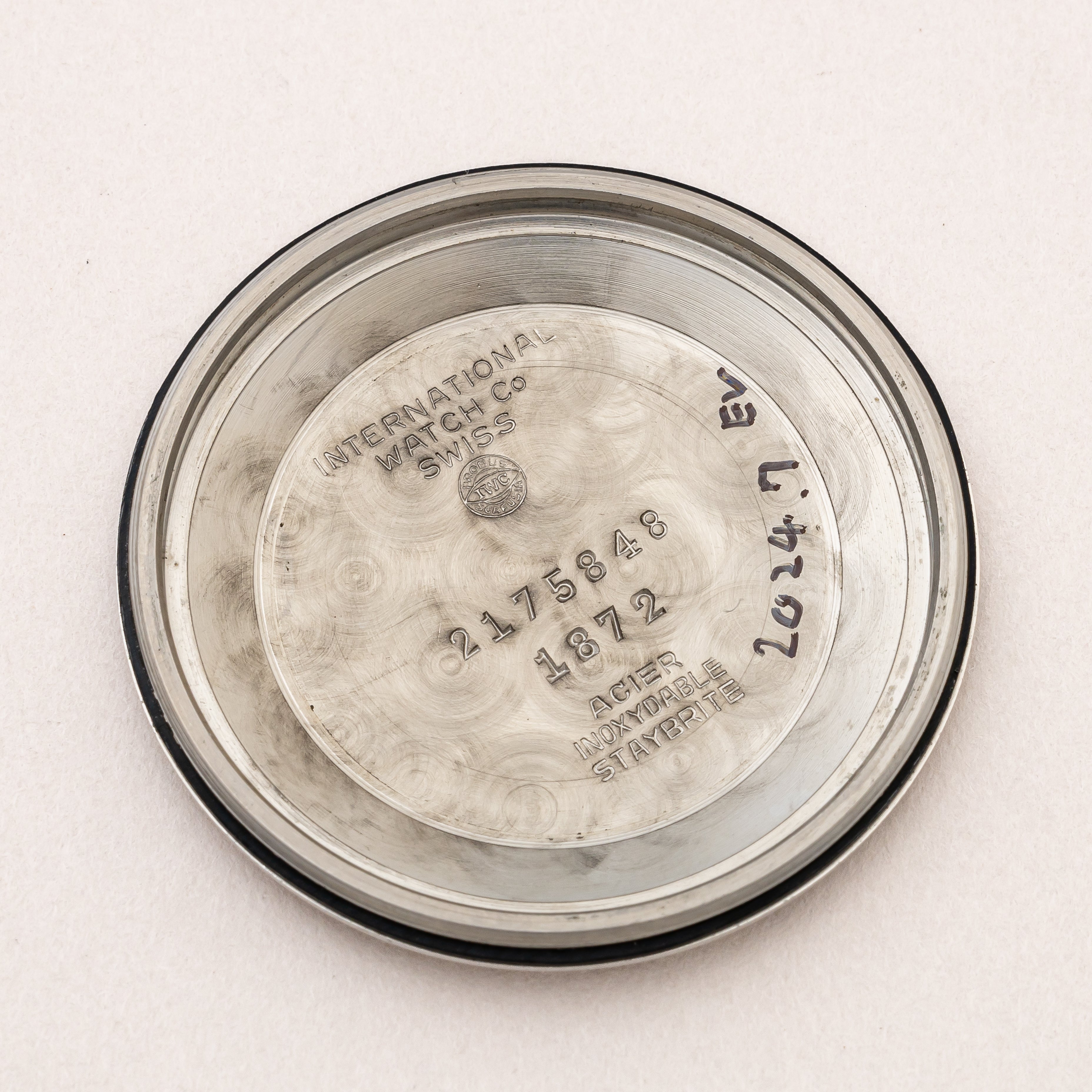 IWC トノー型 1972年製 Ref.1872 シルバーダイヤル 純正ブレス付き
