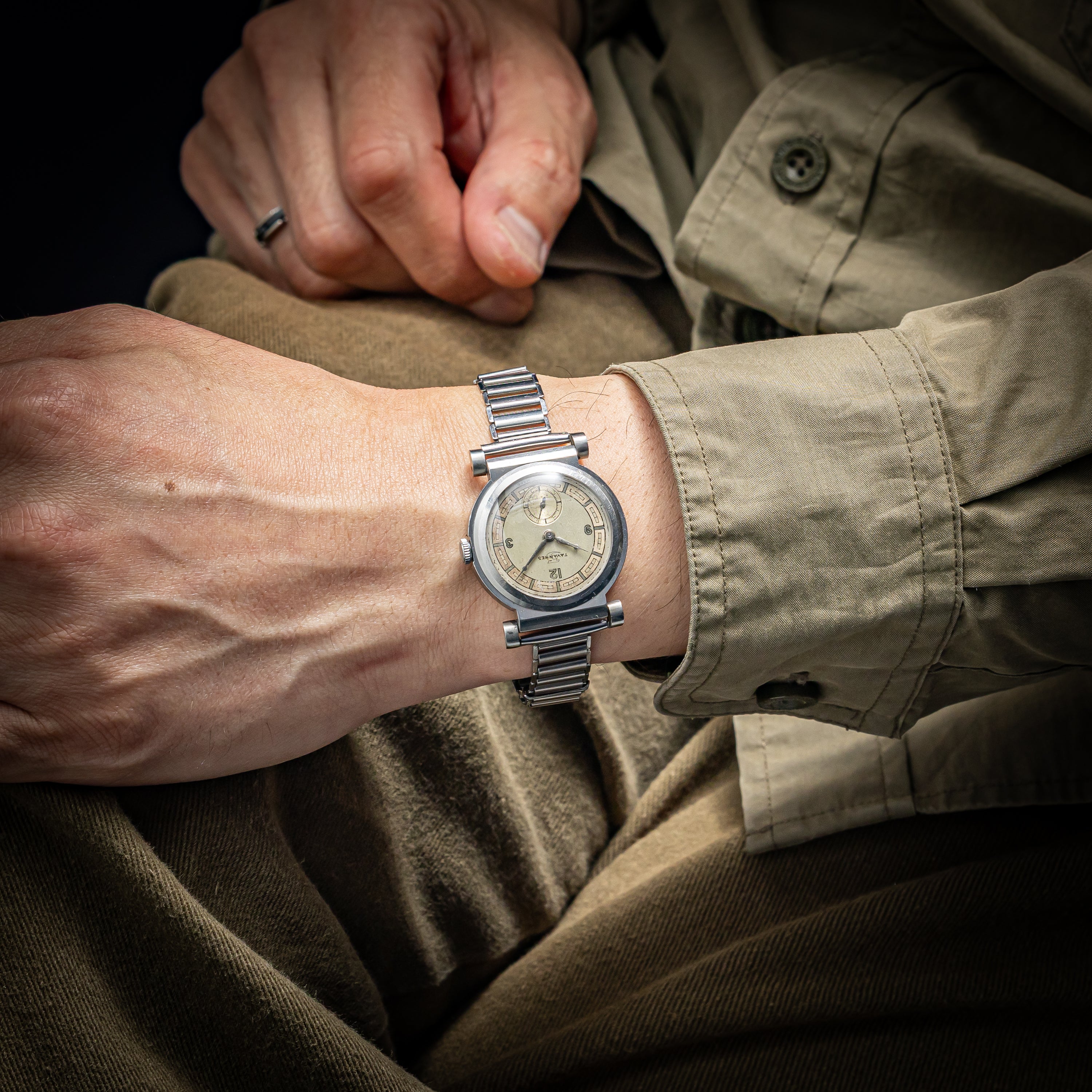 タバン フレキシブルラグ ゲイフレアーブレス 1930年代製 Ref.377 Cal.010