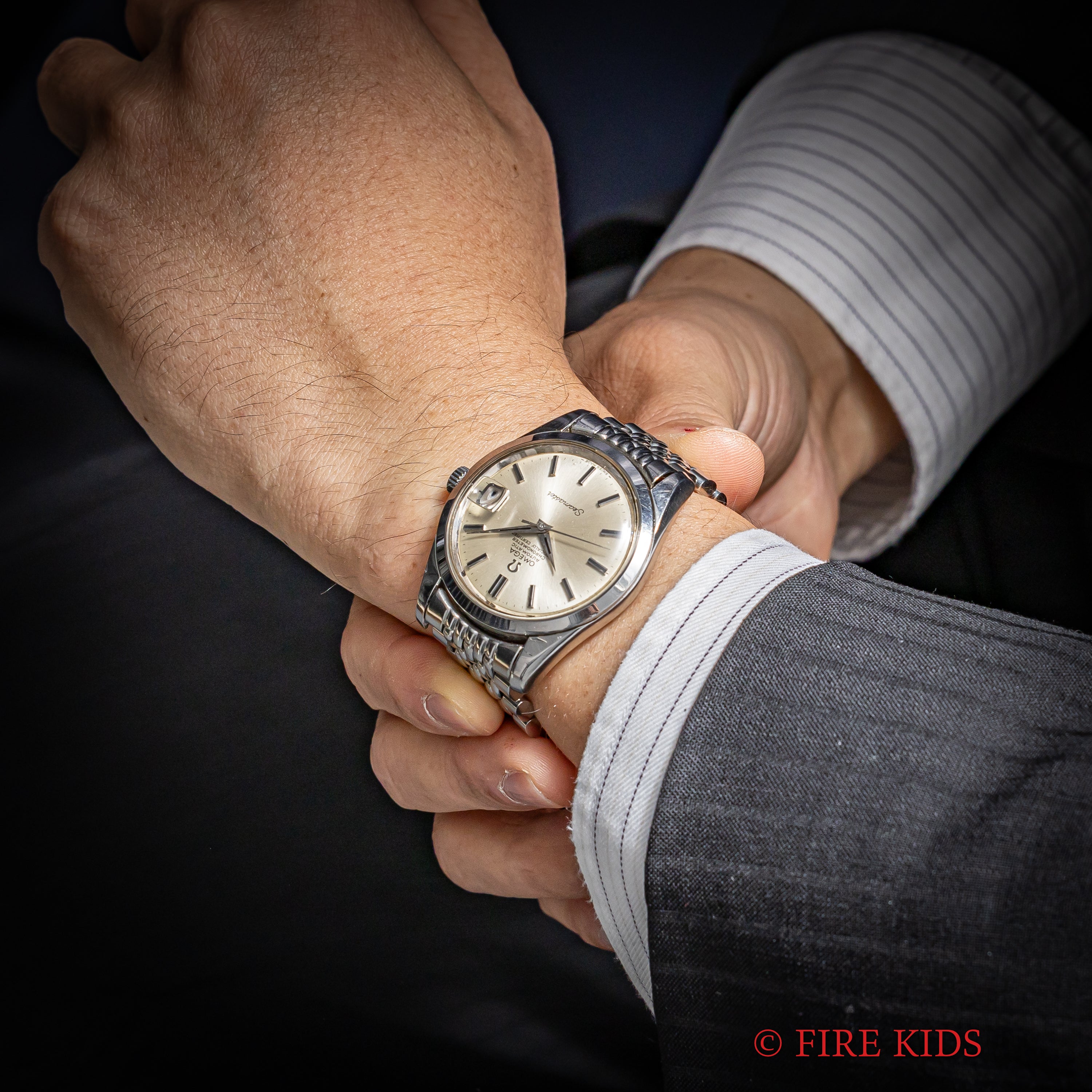 オメガ 1969年製 シーマスター クロノメーター 自動巻き Cal.564 純正ライスブレス