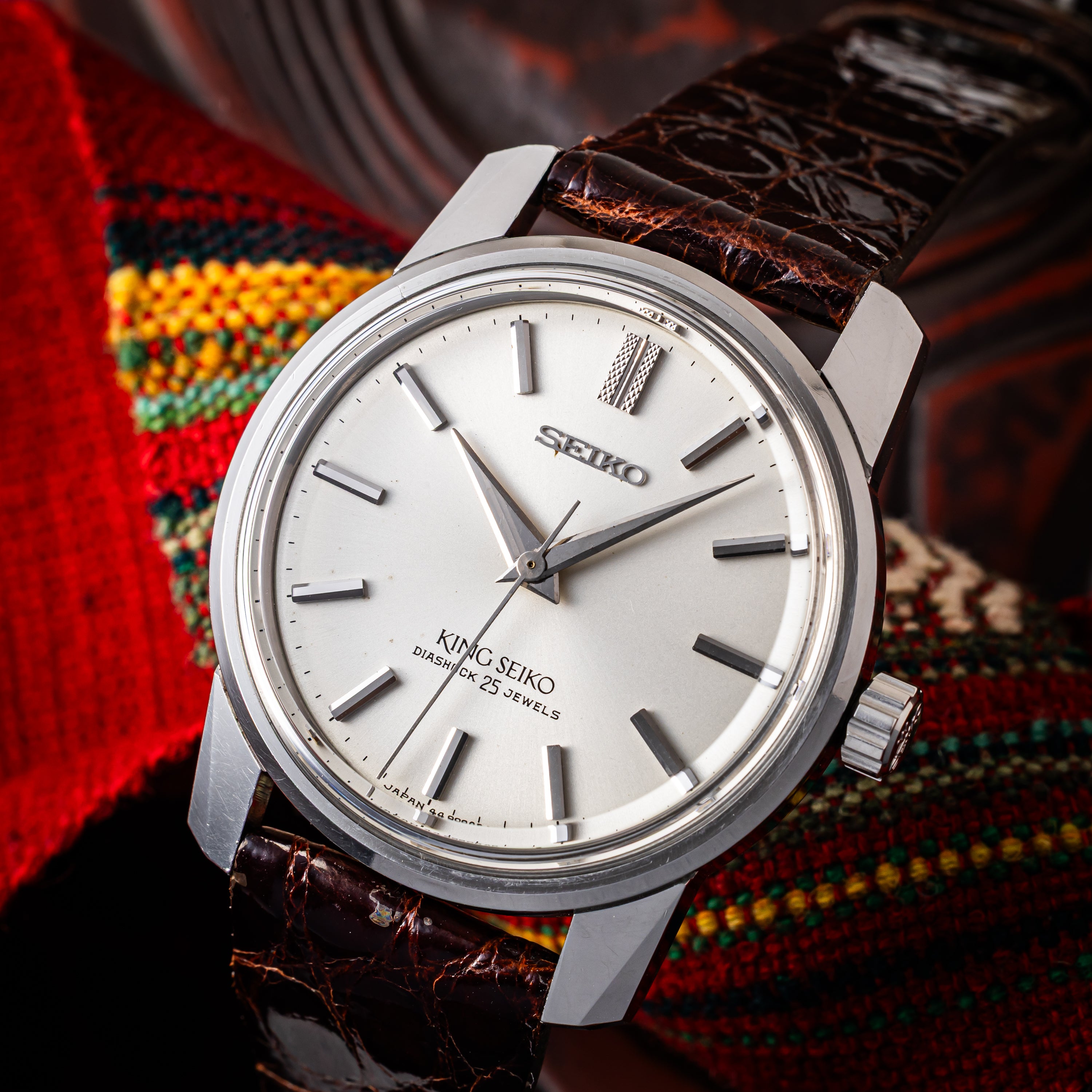 キングセイコー 1966年製 Ref.44-9990 盾メダリオン 44KS前期 手巻き KS尾錠