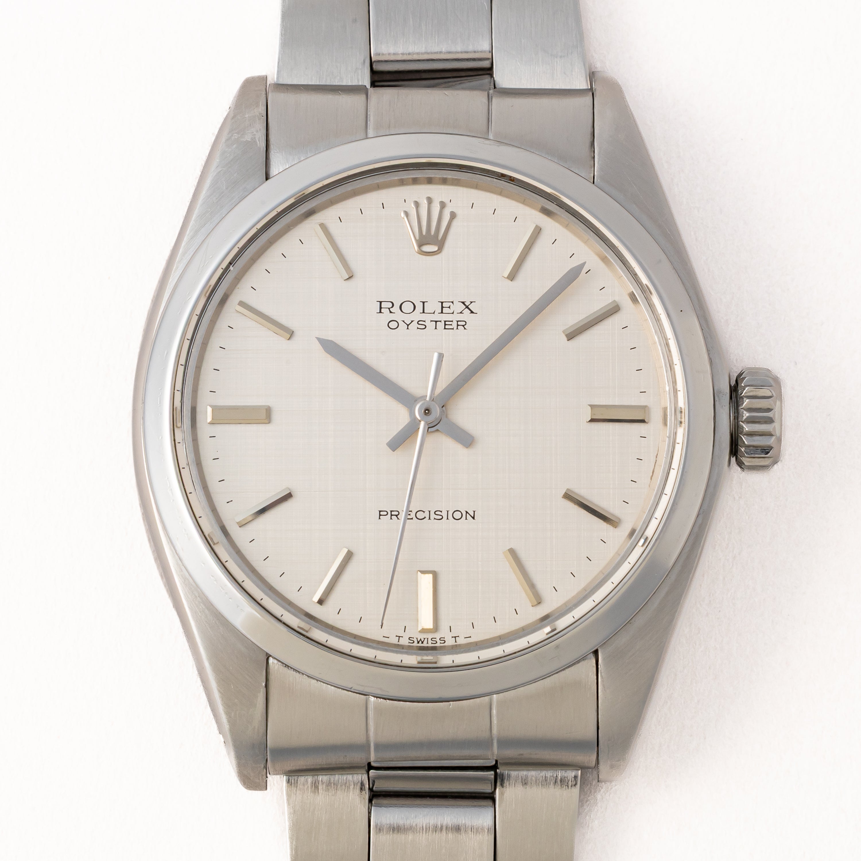 ロレックス オイスター 手巻き 1972年製 Ref.6426 シルバーリネンダイヤル