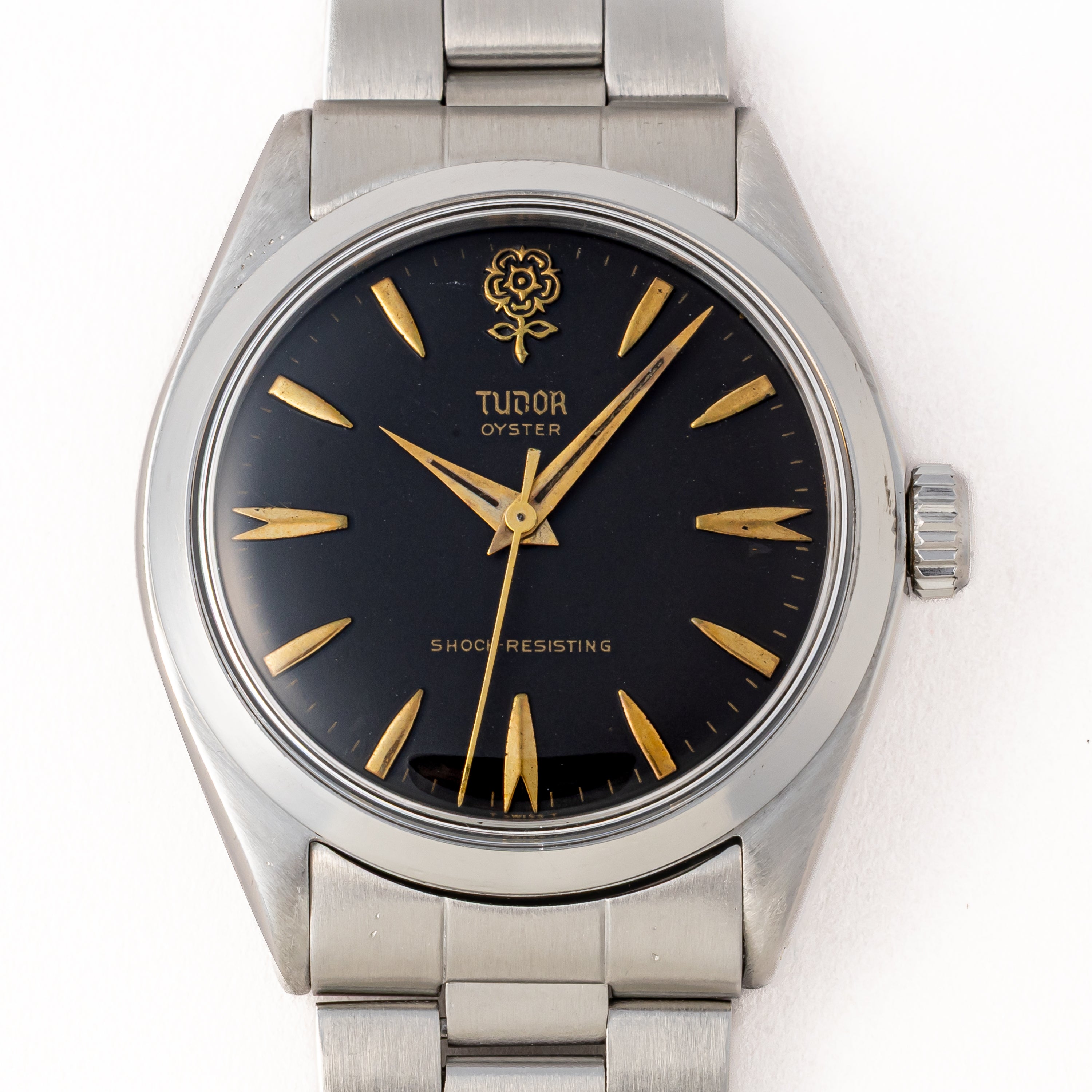 チューダー オイスター デカバラ リダンブラック 1962年製 Ref.7934 ロレックス巻ブレス