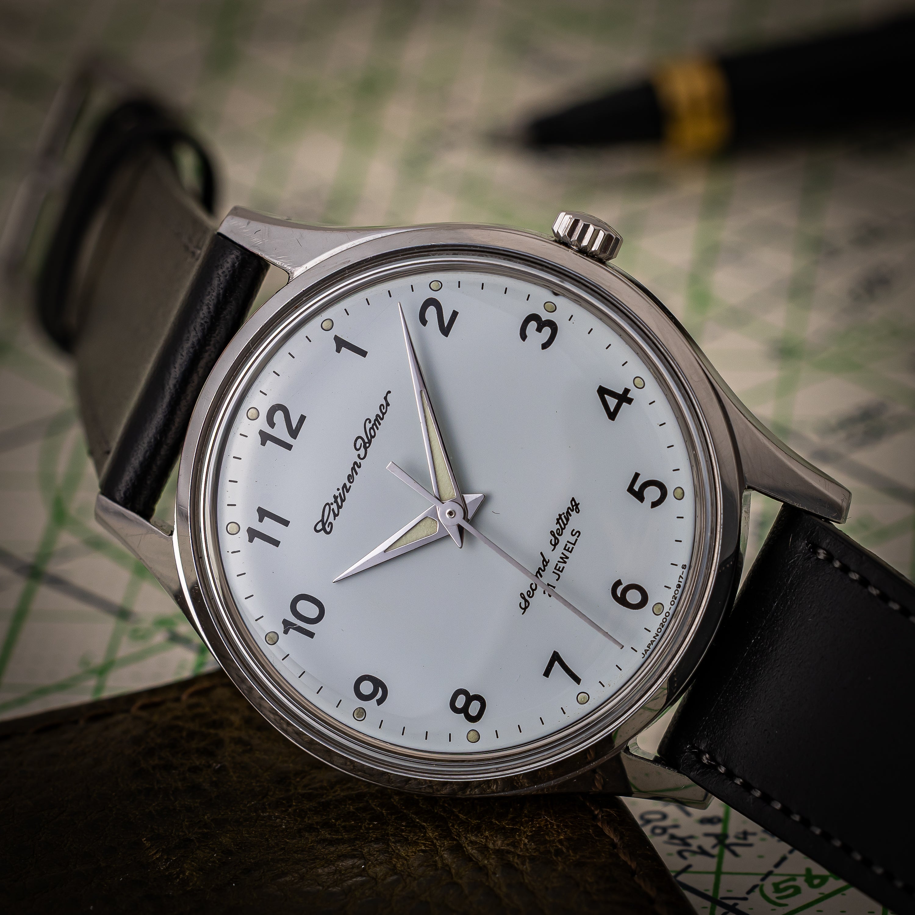 シチズン ホーマー 国鉄 1971年製 手巻き 鉄道時計 昭和46年製 東北鉄道管理局