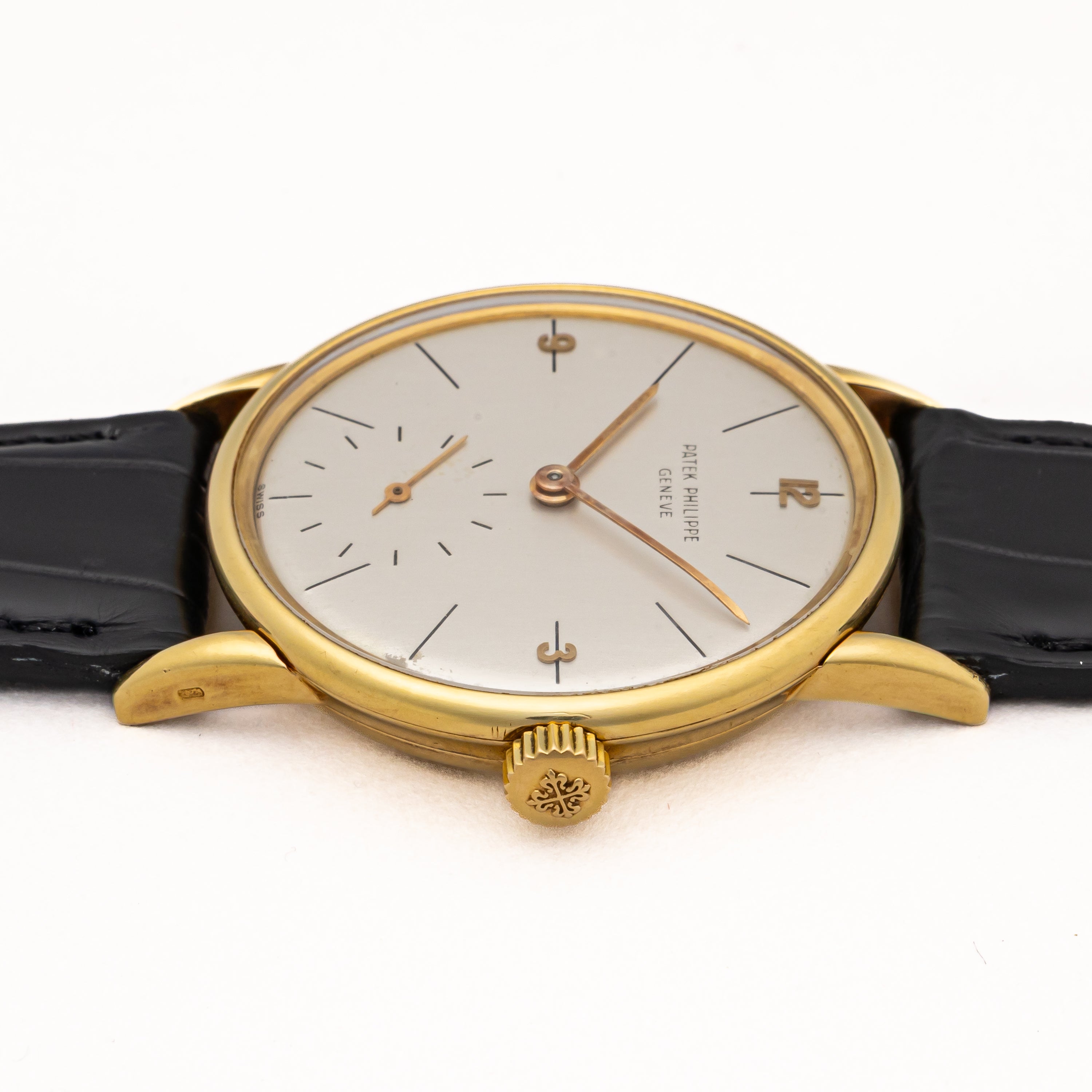 パテック・フィリップ カラトラバ 象嵌文字盤 1955年製 Ref.2494 Cal.12-400 アーカイブ付き