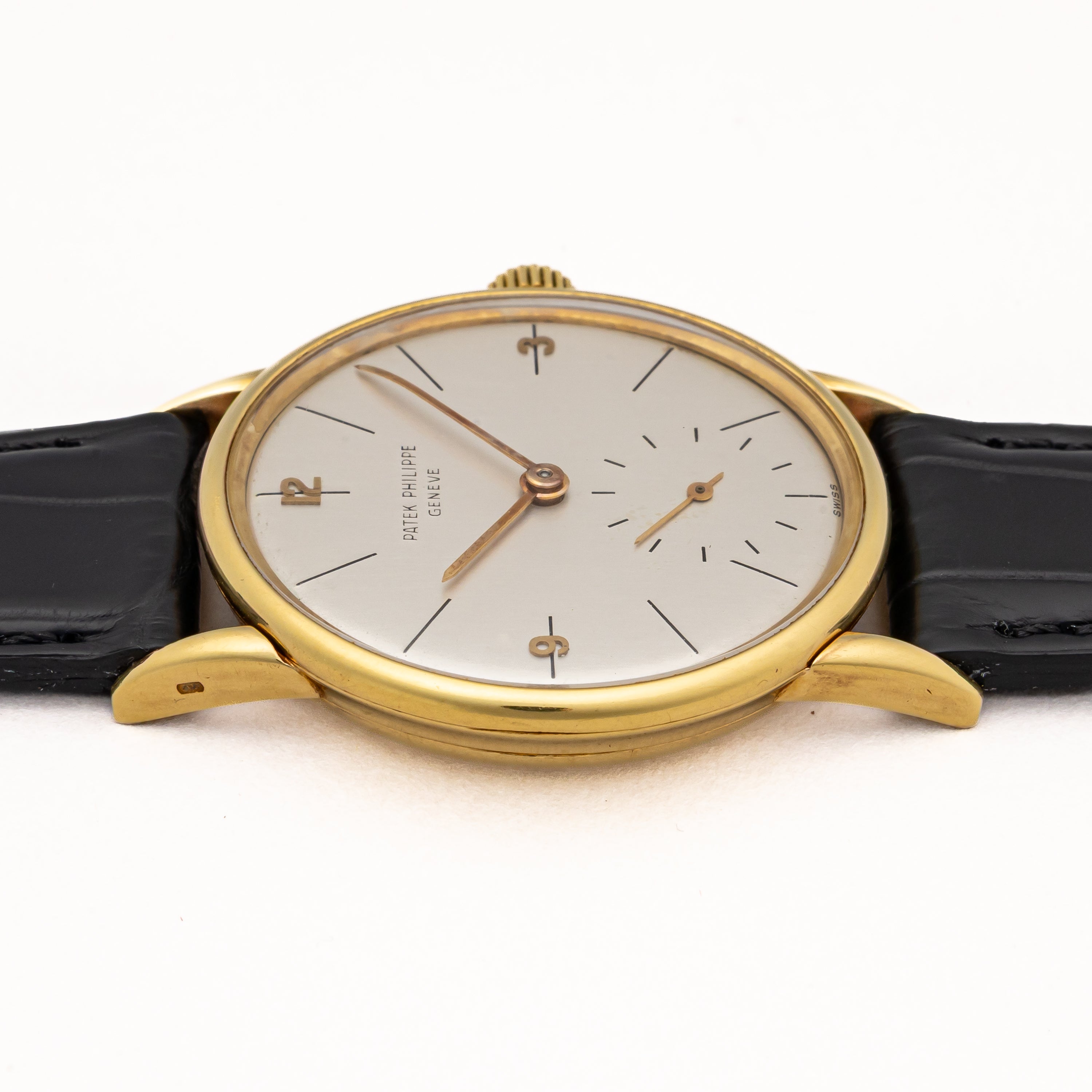 パテック・フィリップ カラトラバ 象嵌文字盤 1955年製 Ref.2494 Cal.12-400 アーカイブ付き