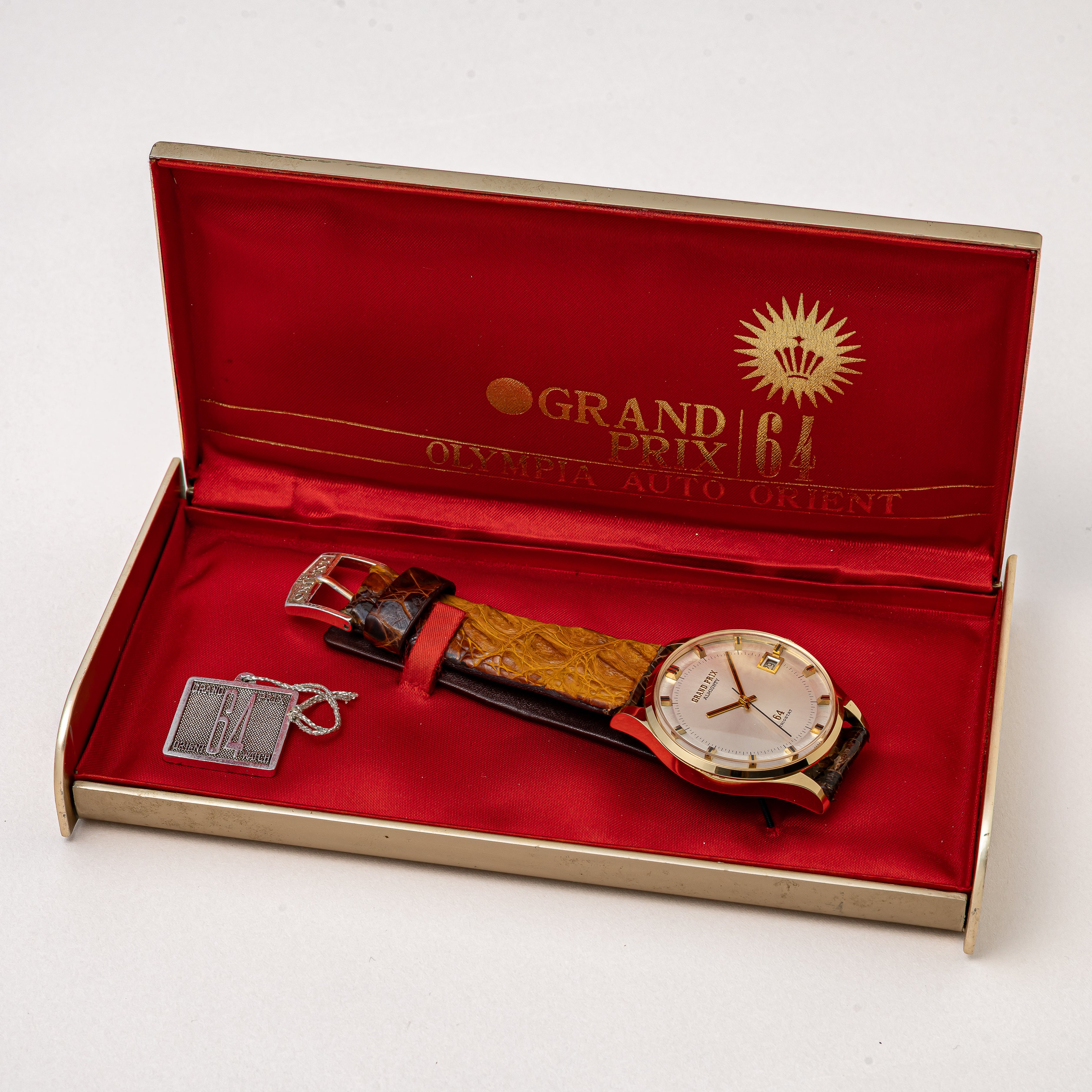 オリエント グランプリ64 1964年発売 OGF 未使用品 箱、タグ付き 自動巻