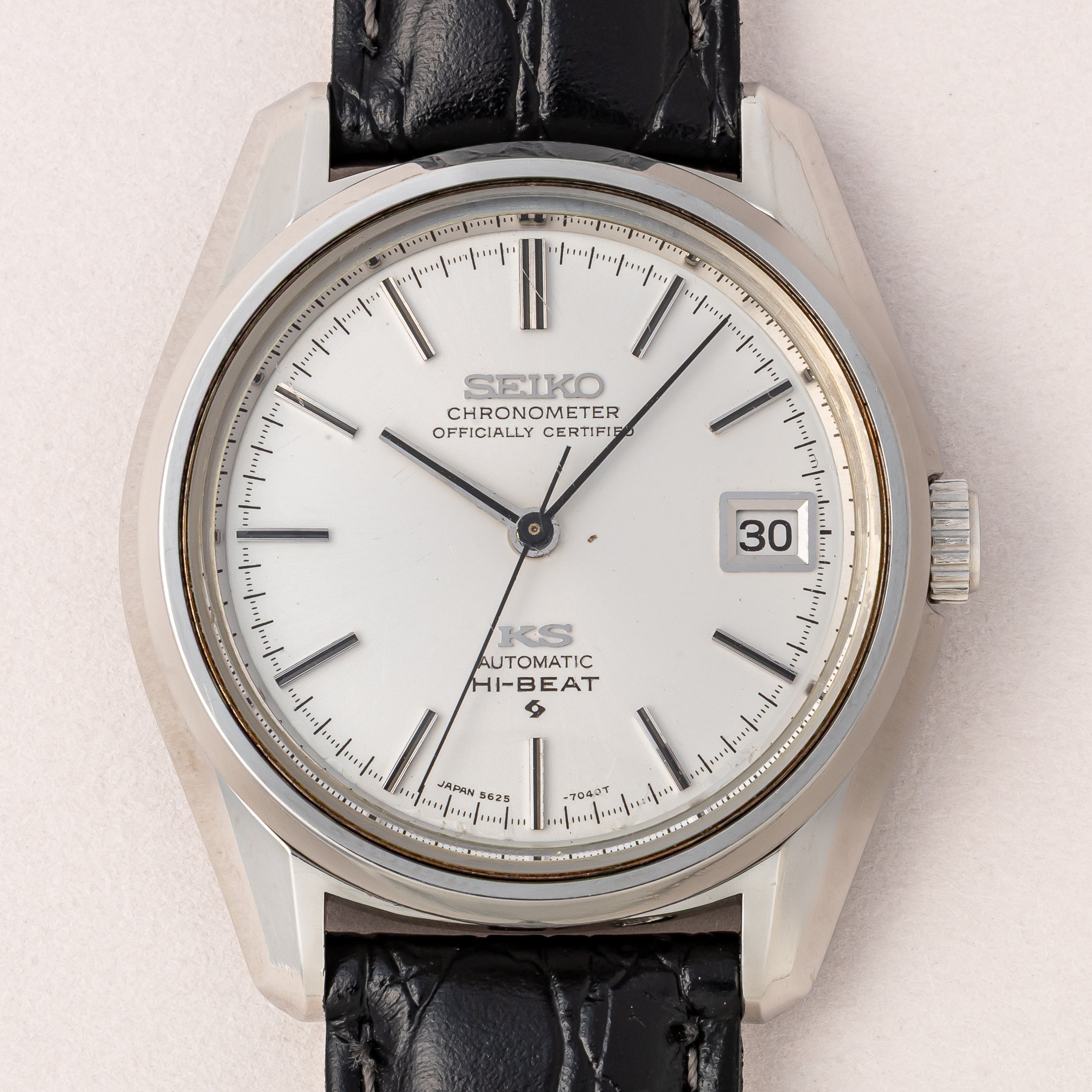 キングセイコー クロノメーター 1972年製 Ref.5625-7040 56KS KS尾錠付き ハイビート自動巻き