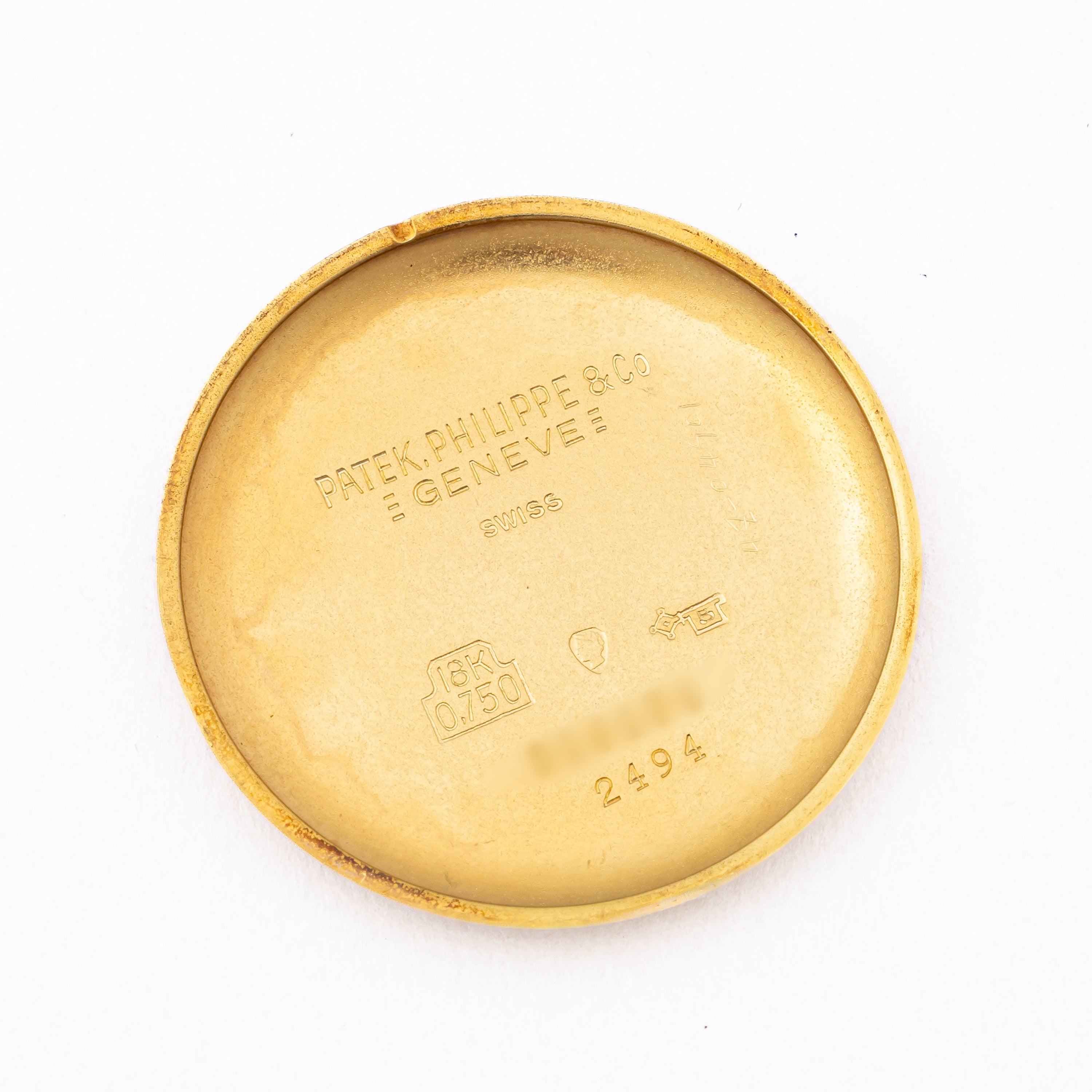 パテック・フィリップ カラトラバ 象嵌文字盤 1955年製 Ref.2494 Cal.12-400 アーカイブ付き