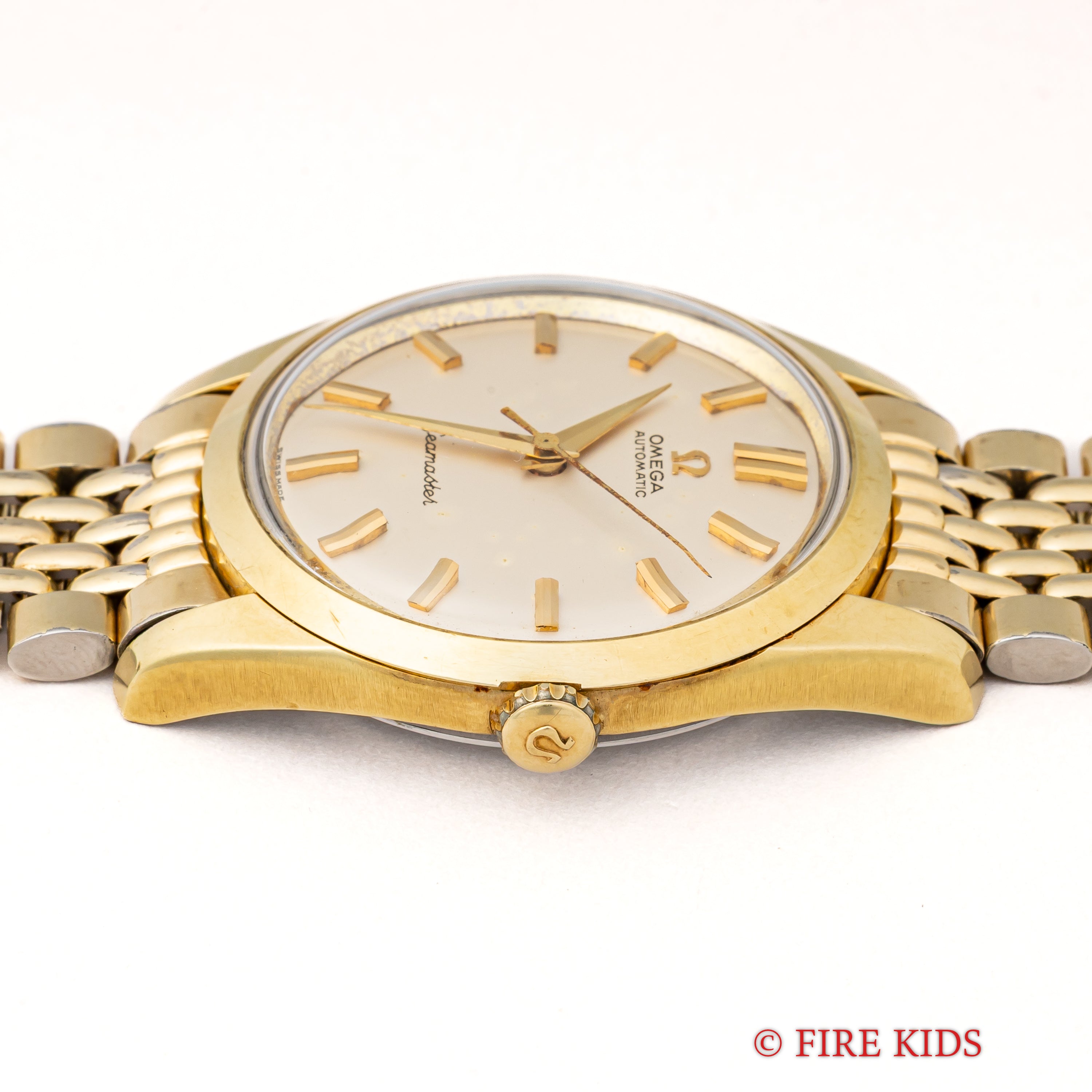 オメガ シーマスター 1962年製 Ref.14779-61 SC トップゴールドケース 純正金張りブレス