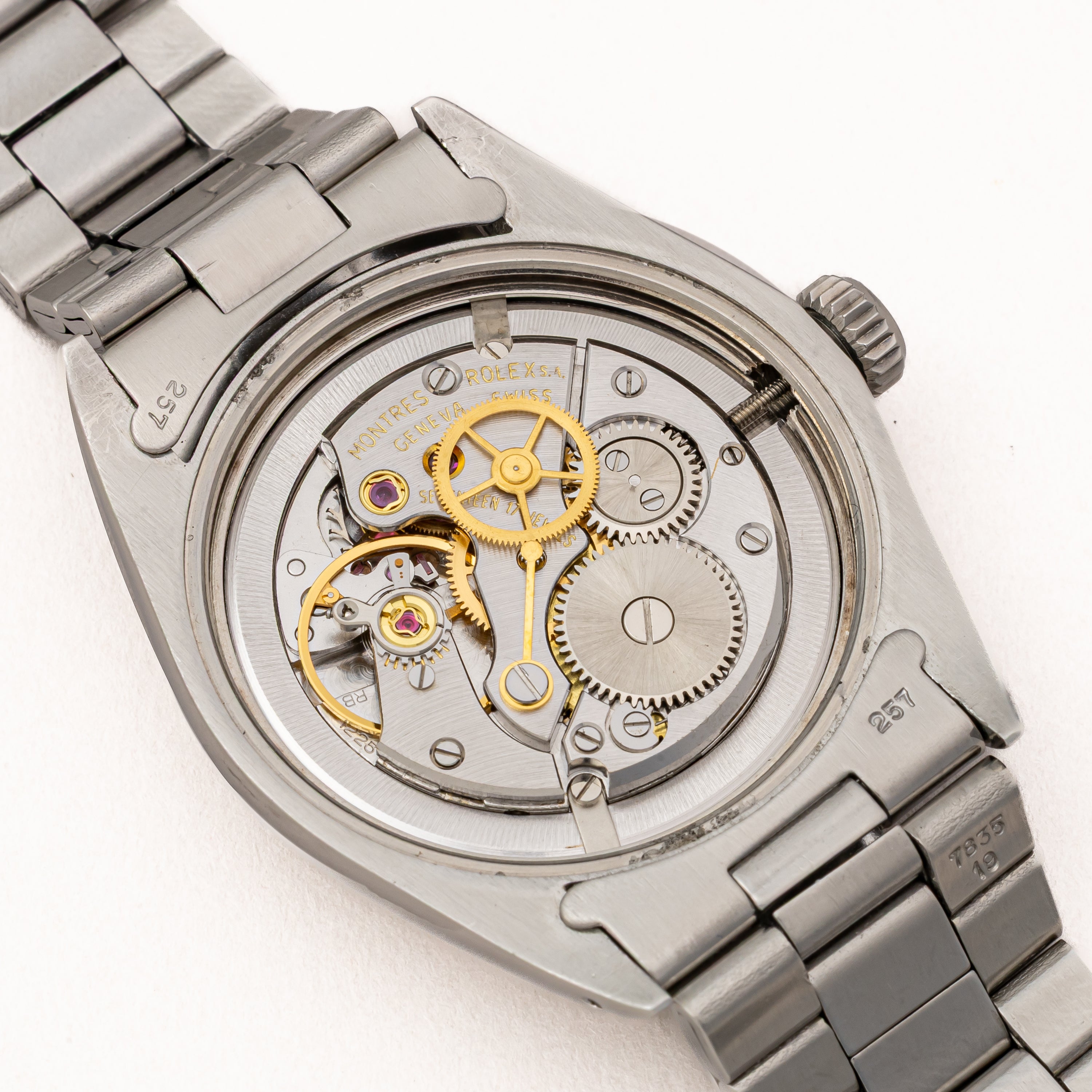 ロレックス オイスター 手巻き 1972年製 Ref.6426 シルバーリネンダイヤル