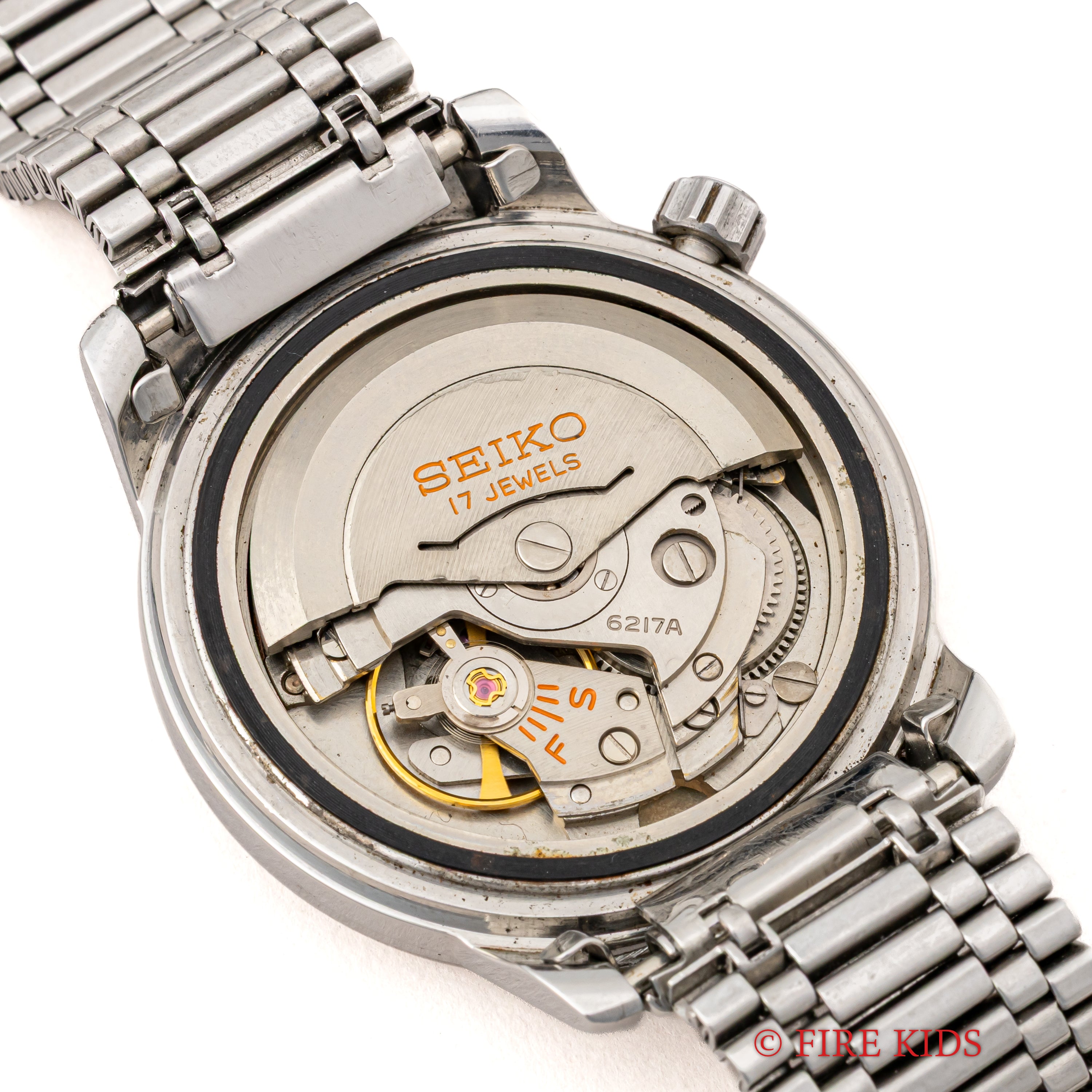 セイコー ワールドタイム1st 1964年製 Ref.6217-7000 聖火マーク オリジナルブレス