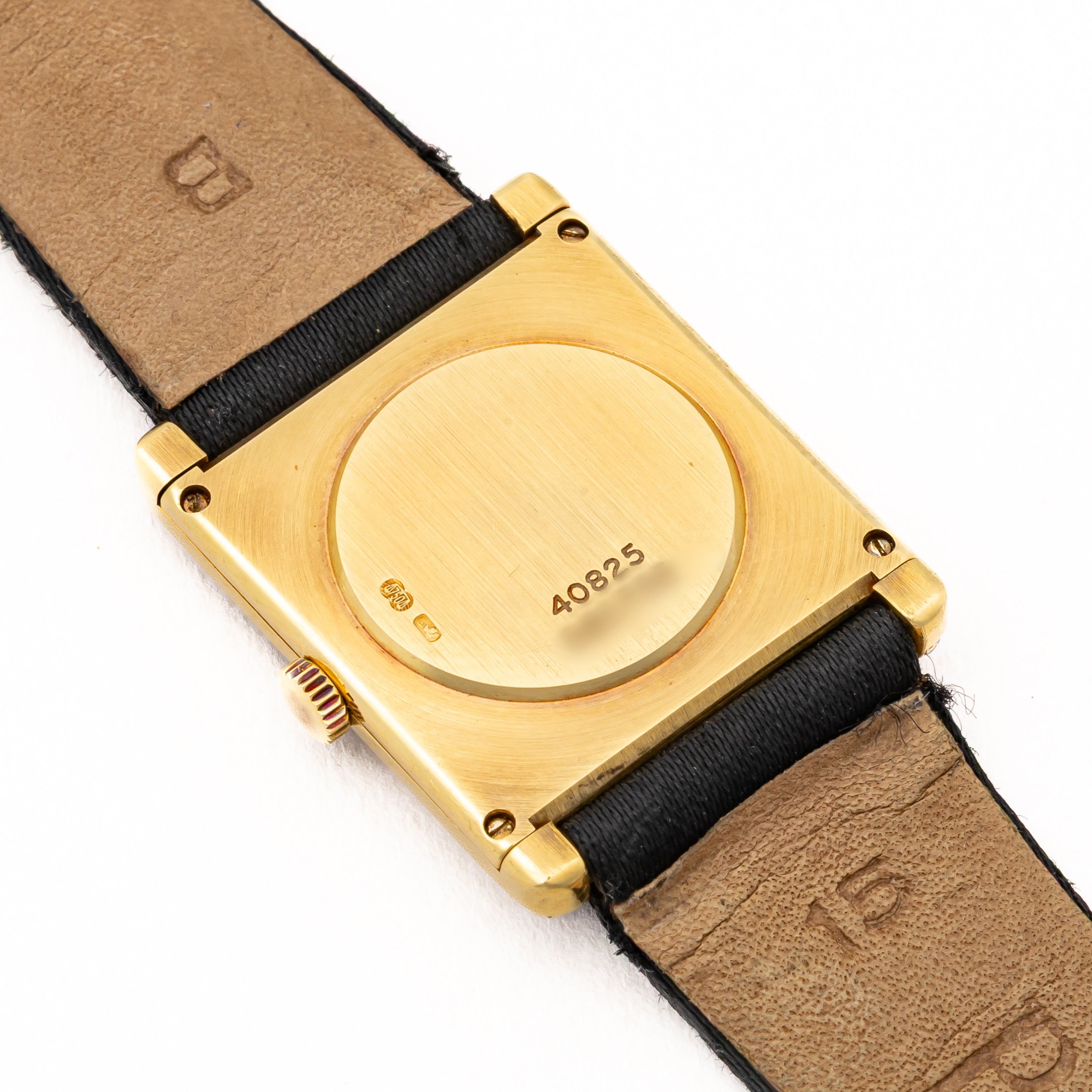 ピアジェ タンク 手巻き 18金無垢 レディース ダイヤベゼル 1980年代製 Ref.40825