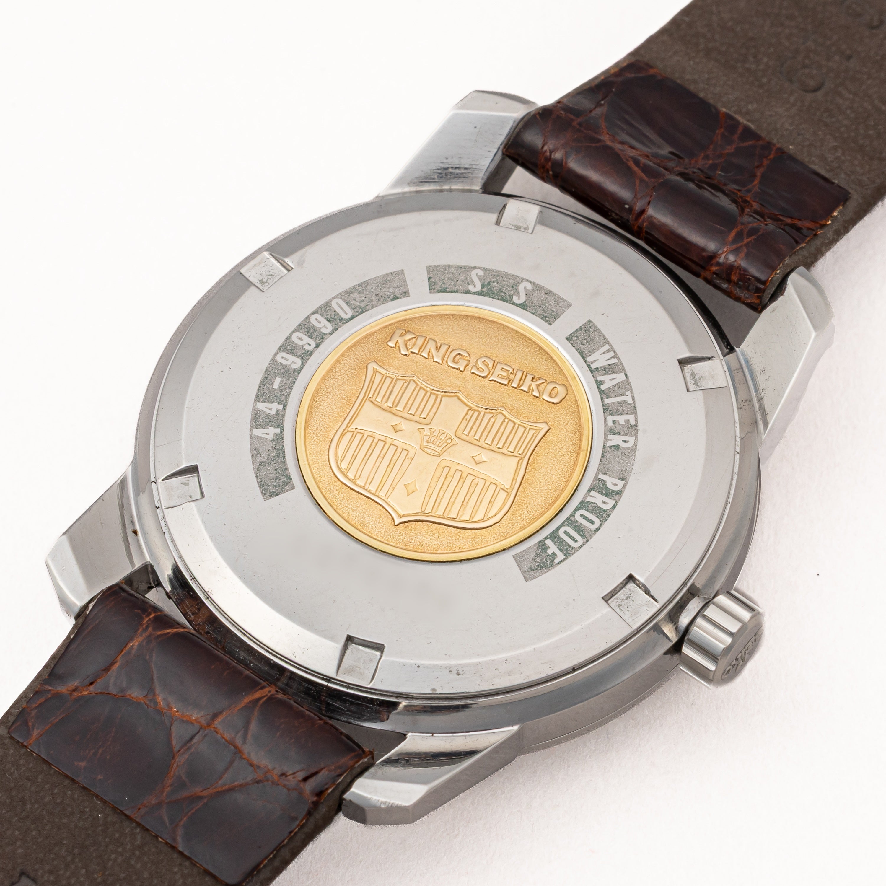 キングセイコー 1966年製 Ref.44-9990 盾メダリオン 44KS前期 手巻き KS尾錠