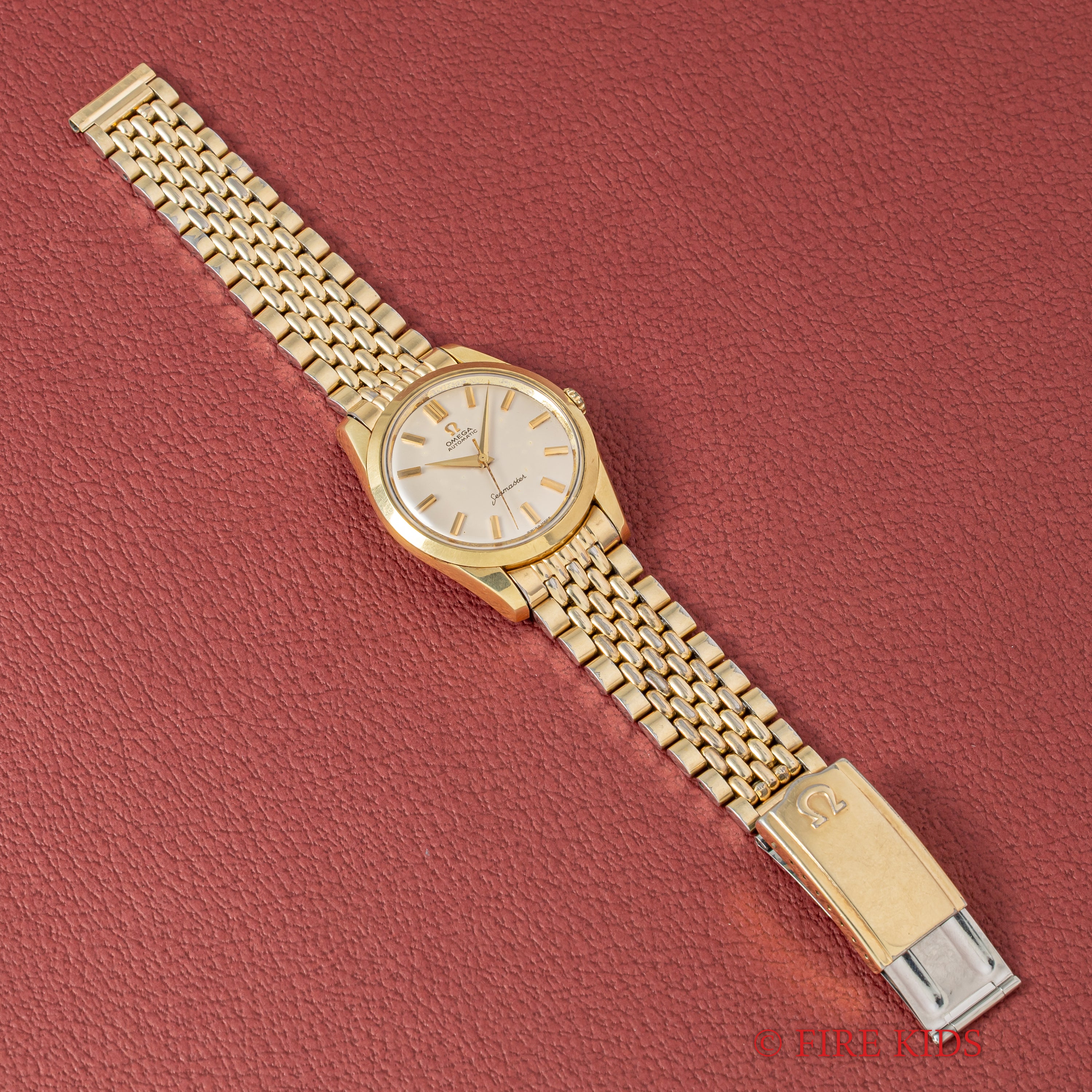 オメガ シーマスター 1962年製 Ref.14779-61 SC トップゴールドケース 純正金張りブレス