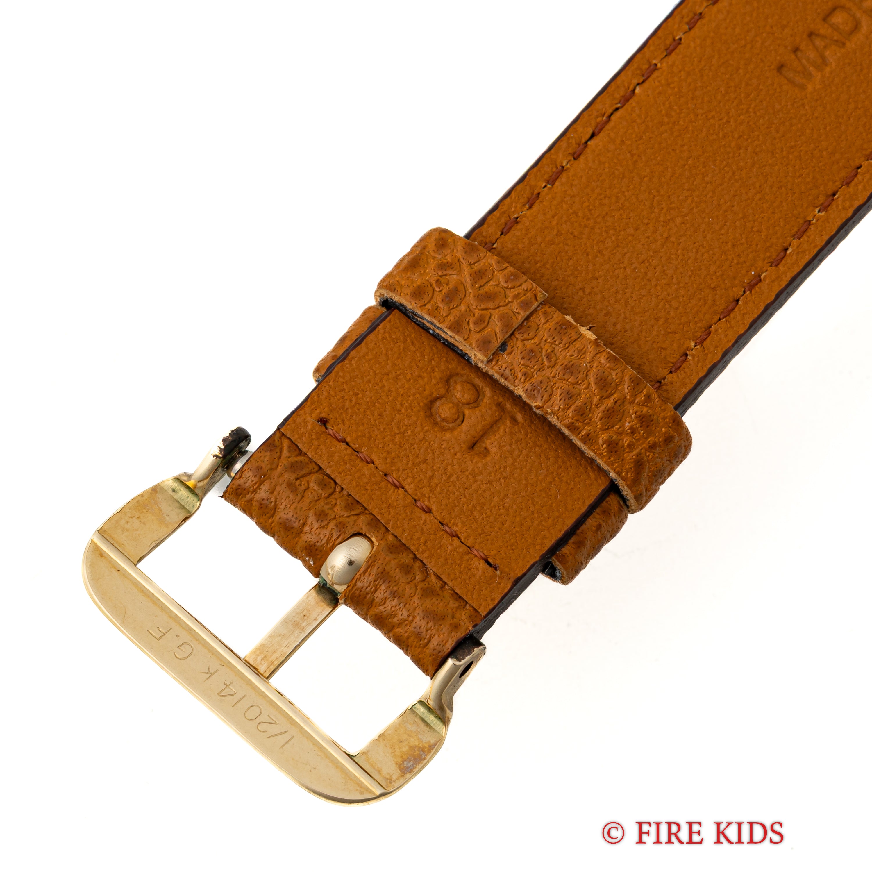 ベンラス 14金無垢ユニークラグケース 1950年代製 スモールセコンド手巻 Cal.DN21 アメリカンウオッチ