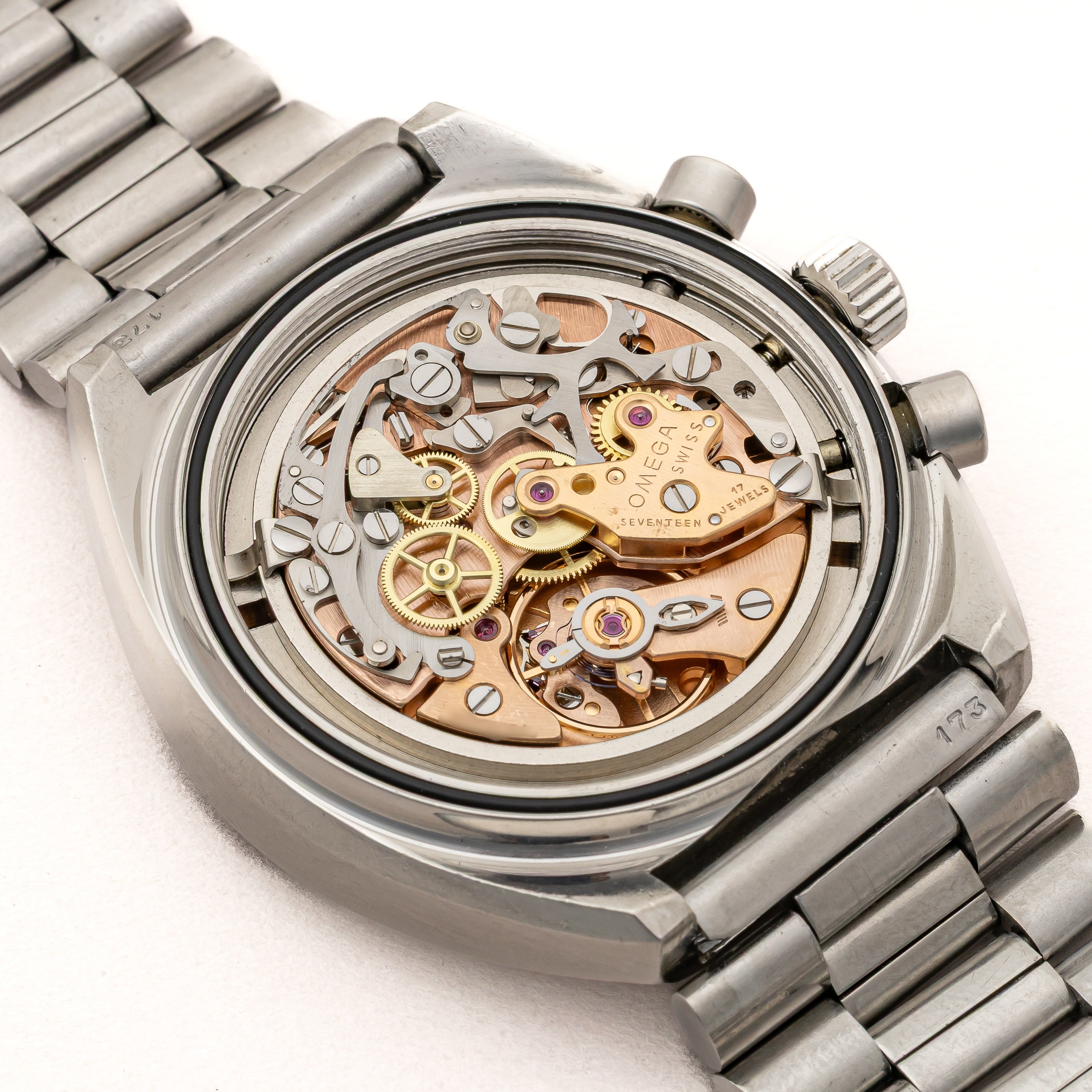 オメガ スピードマスター マークⅡ 1970年製/昭和45年製 Ref.145.014 純正3連ブレス