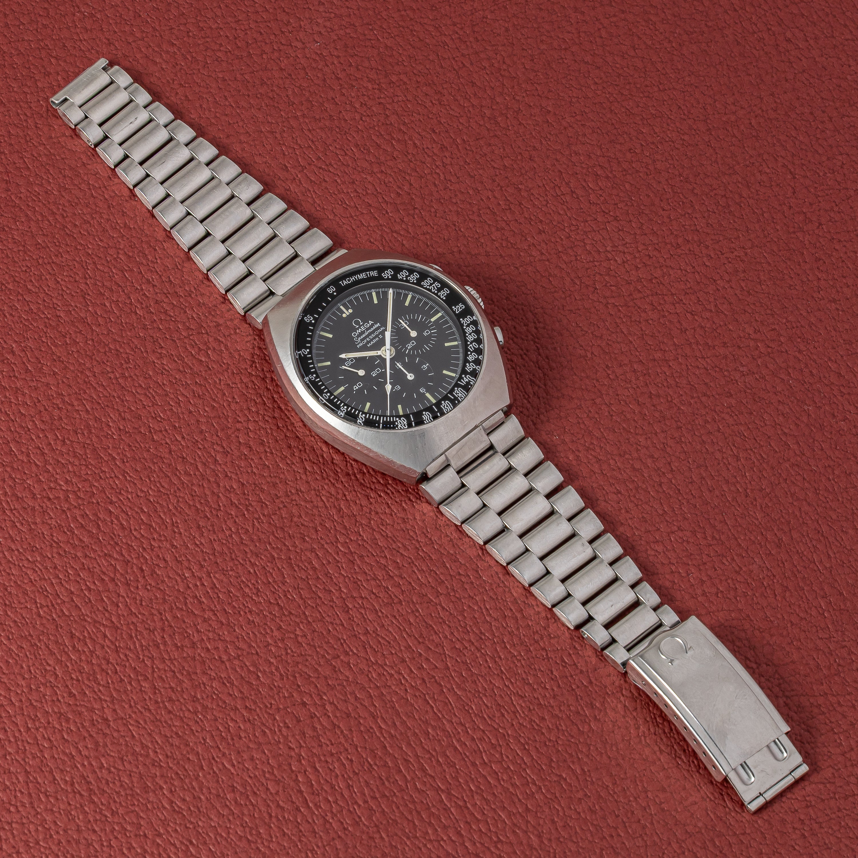 オメガ スピードマスター マークⅡ 1970年製/昭和45年製 Ref.145.014 純正3連ブレス