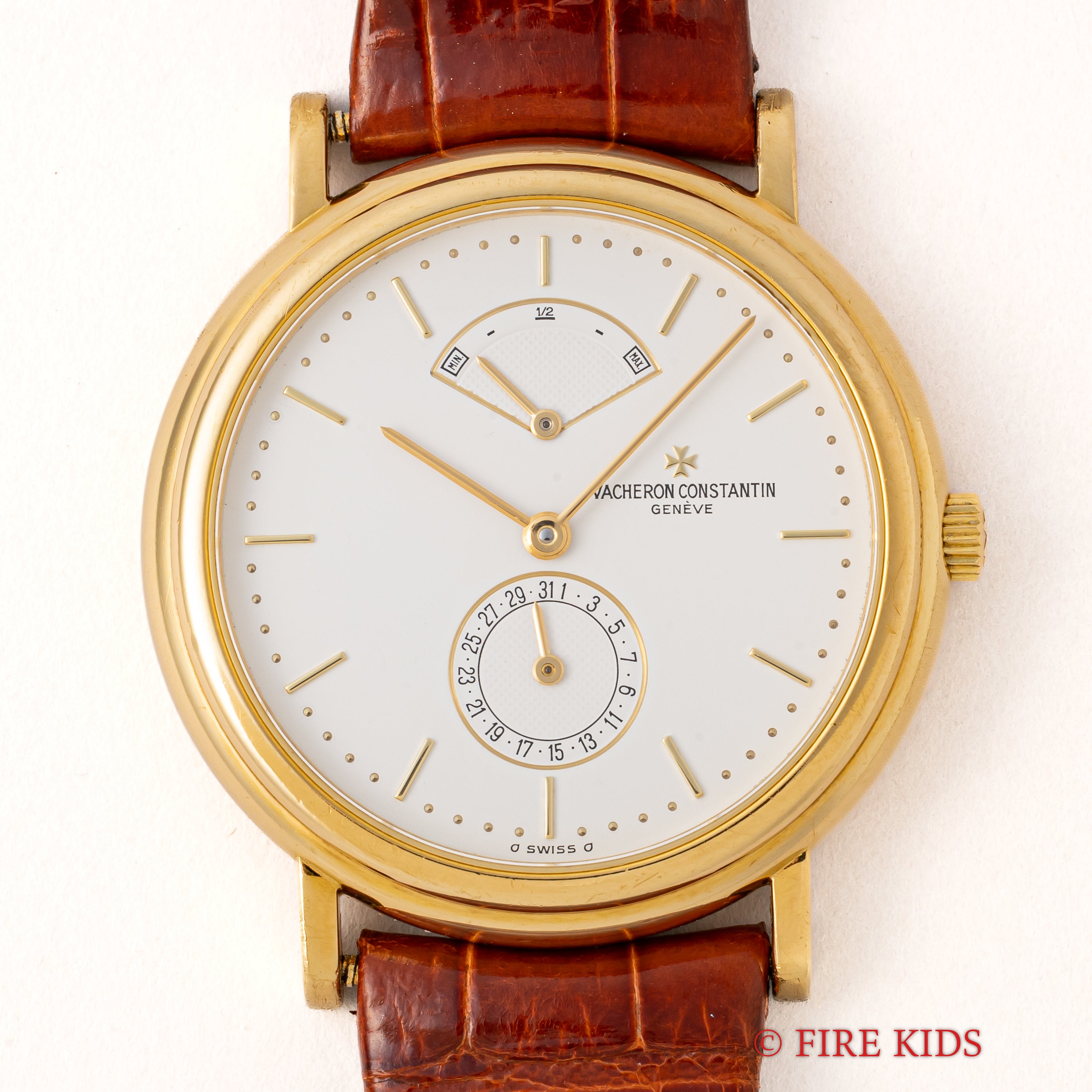 ヴァシュロン・コンスタンタン トゥールドイル 1990年代製 18金無垢ケース 純正金無垢尾錠付き