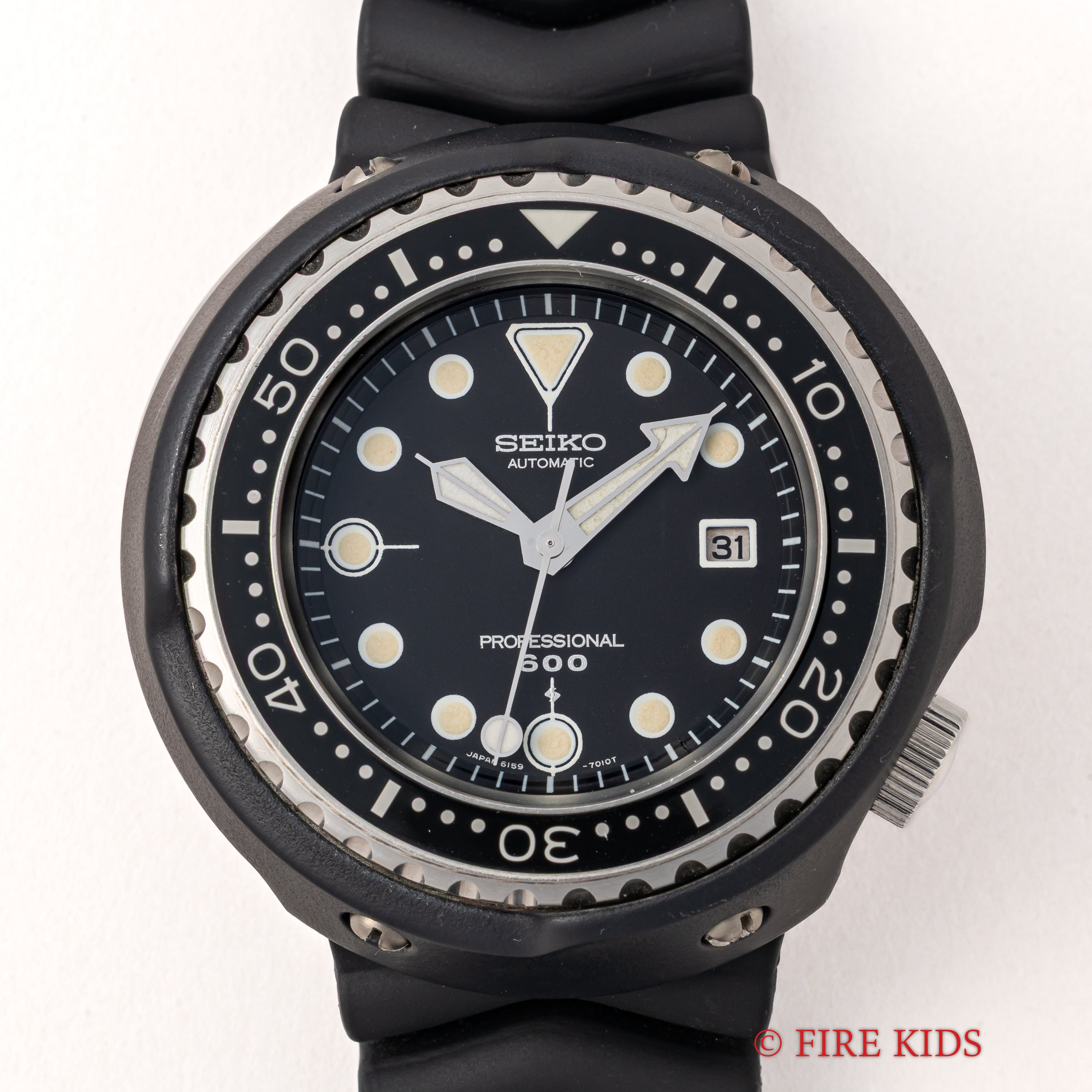 セイコー 600mプロフェショナルダイバー初期型 1975年製 Ref.6159-7010 元祖 ツナ缶 10振動自動巻