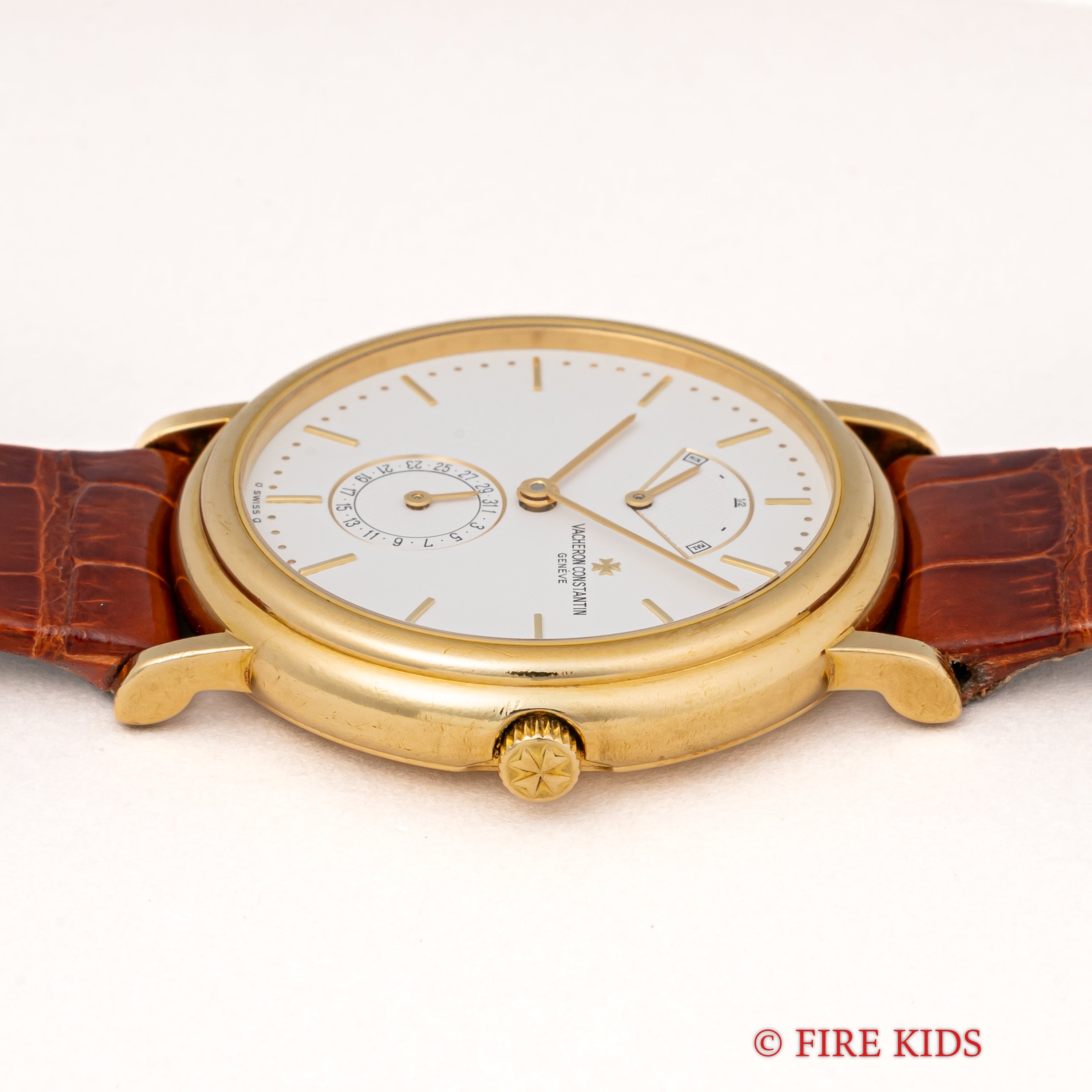 ヴァシュロン・コンスタンタン トゥールドイル 1990年代製 18金無垢ケース 純正金無垢尾錠付き