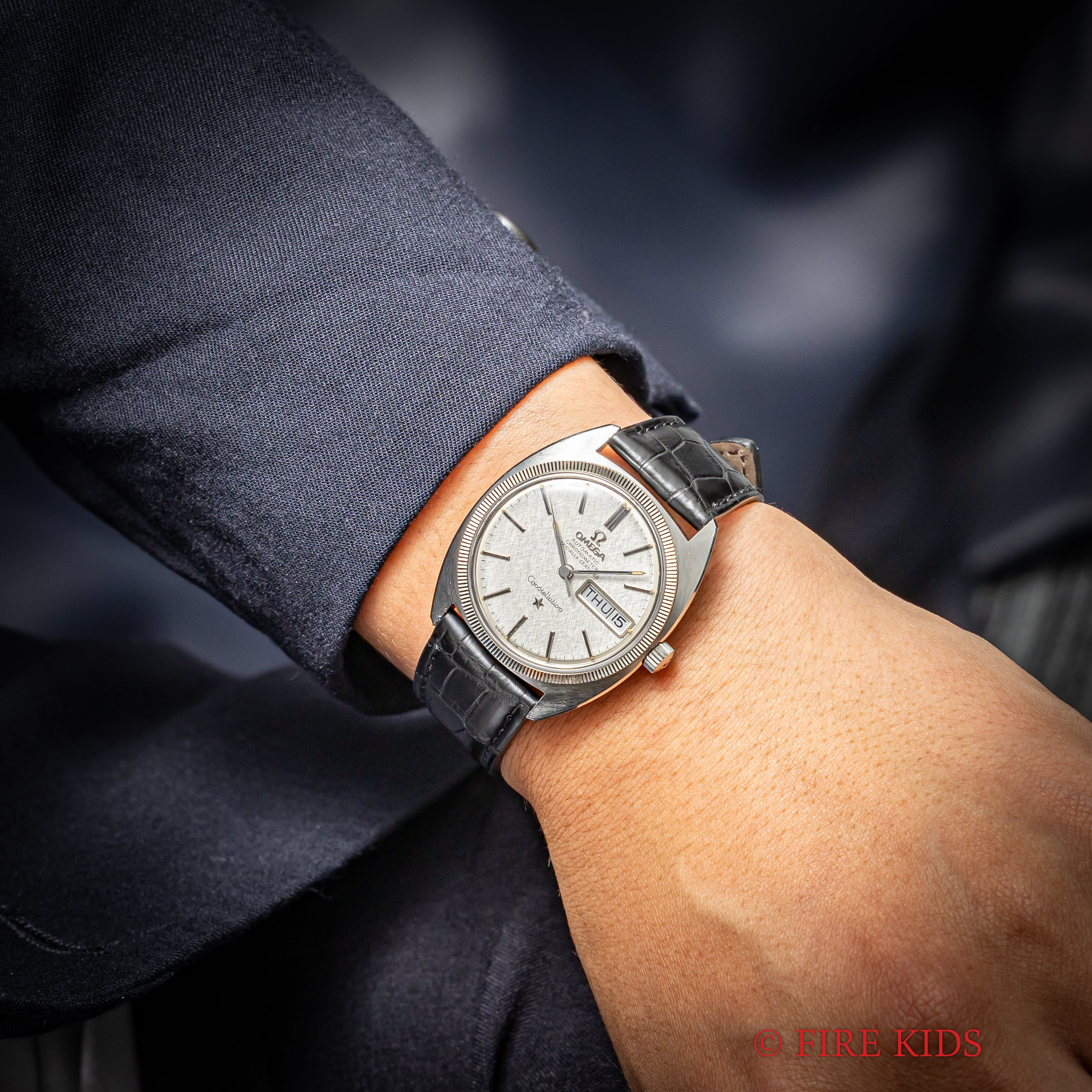 オメガ コンステレーション ジェンタ 1969年製 Ref.168.029 リネンダイヤル コインエッジベゼル