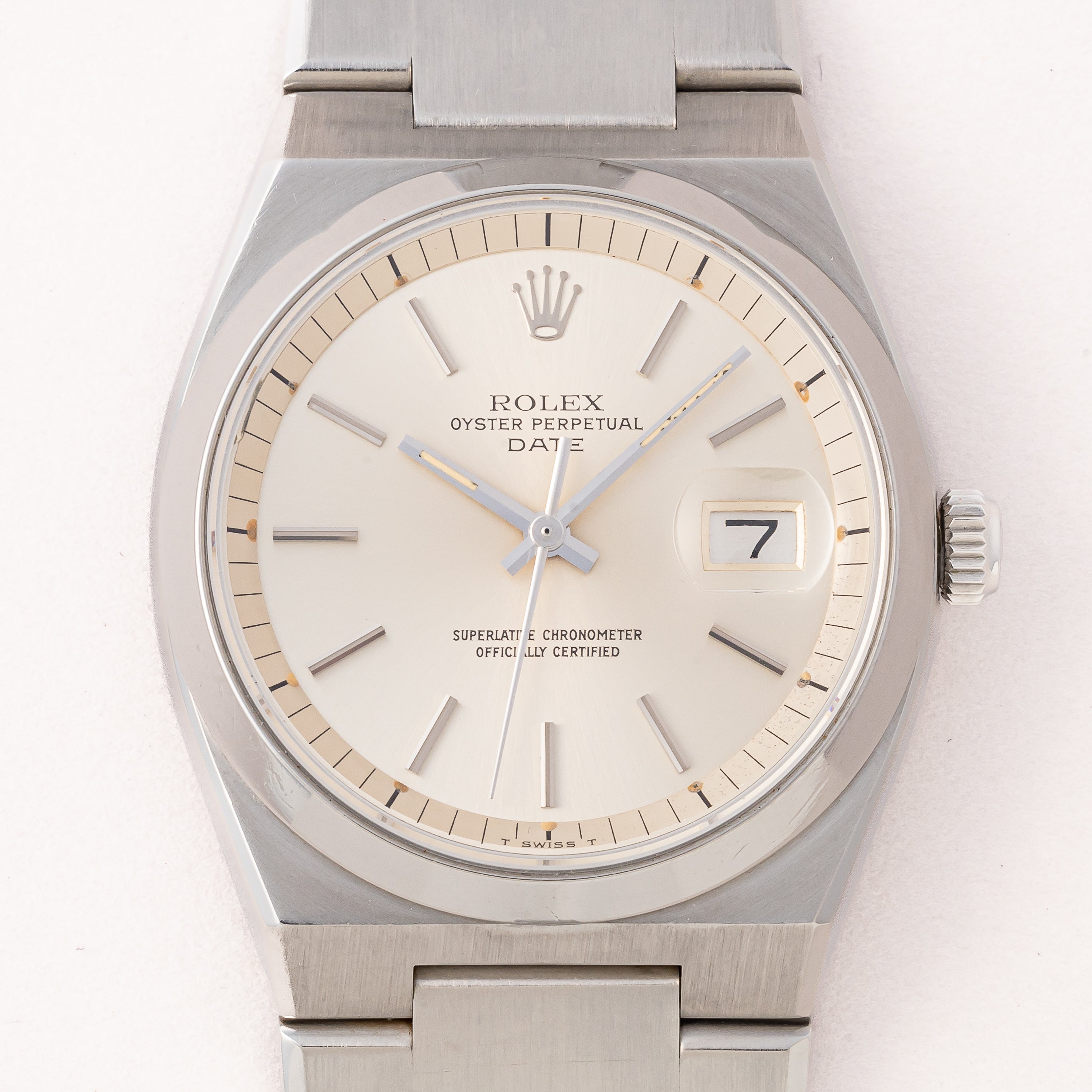 ロレックス オイスターパーペチュアルデイト 1974年製 Ref.1530 オイスターケース50周年記念 箱、ギャラ付き