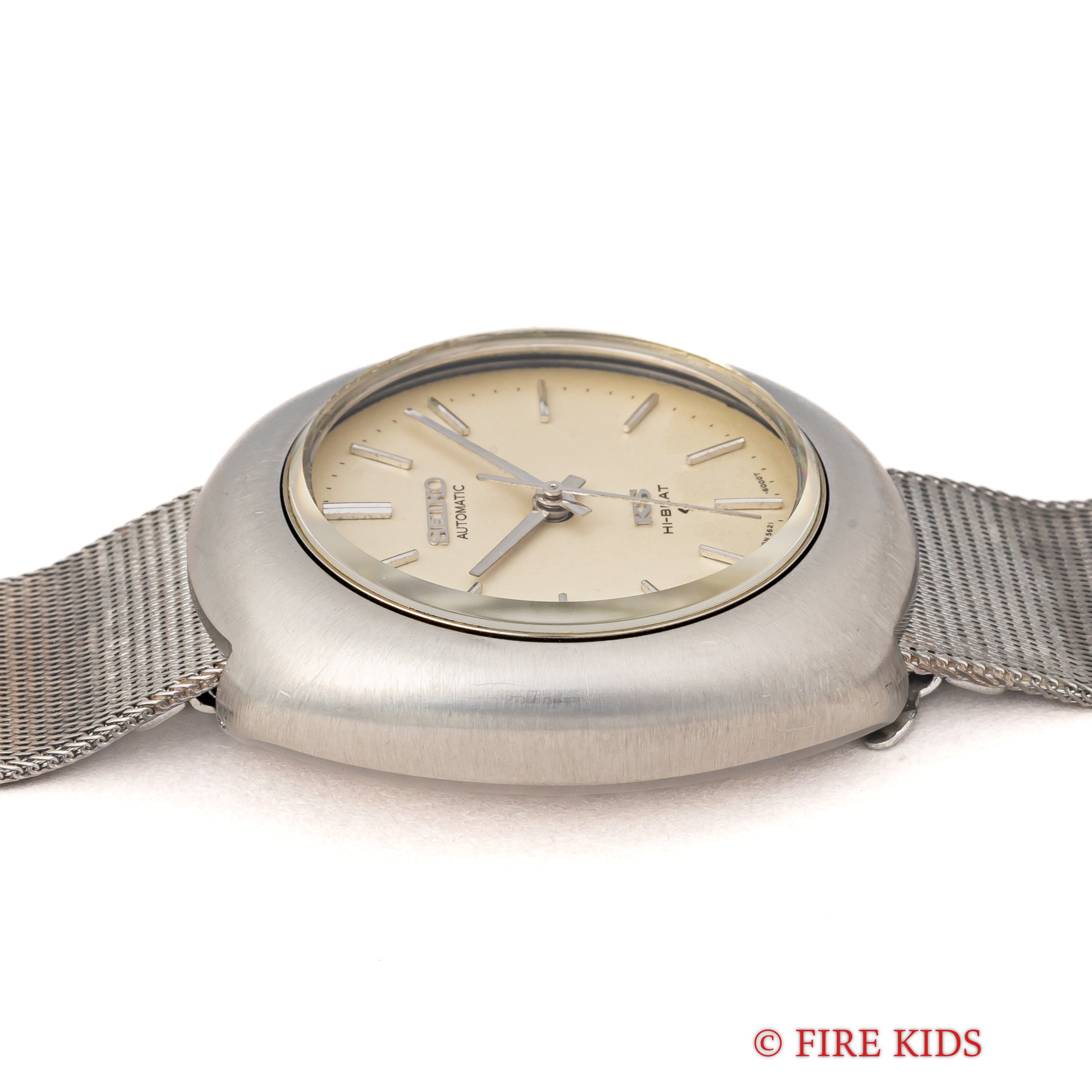 セイコー キングセイコー 56KS 1971年製 ハイビート自動巻き ノンデイト Ref.5621-6000 純正メッシュブレス