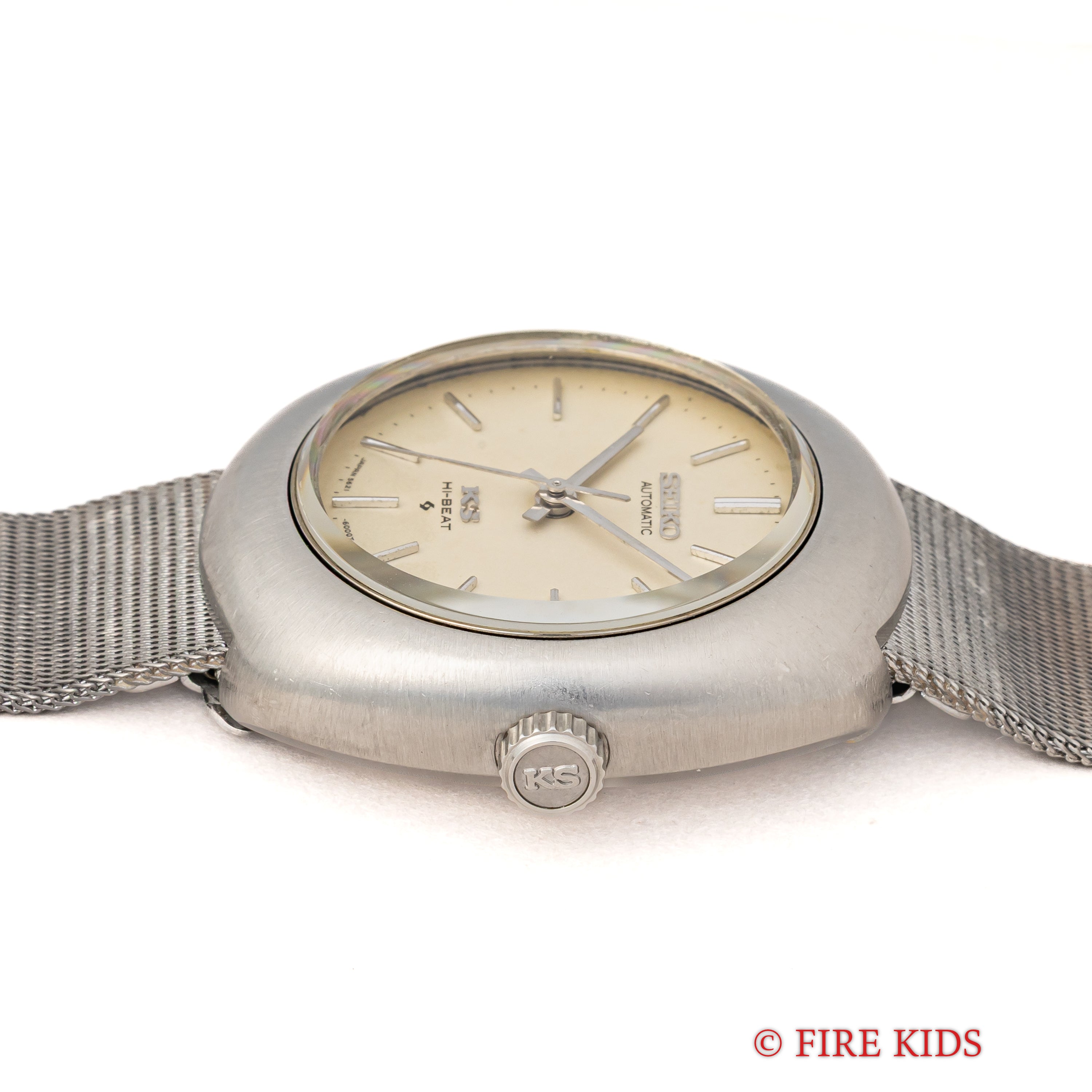 セイコー キングセイコー 56KS 1971年製 ハイビート自動巻き ノンデイト Ref.5621-6000 純正メッシュブレス
