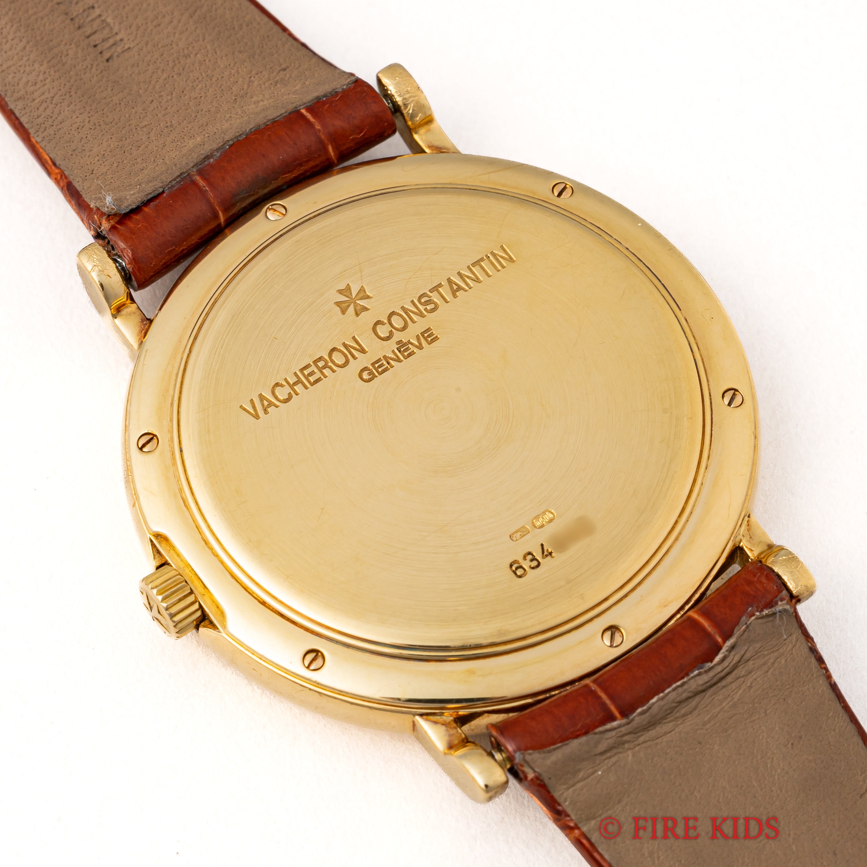 ヴァシュロン・コンスタンタン トゥールドイル 1990年代製 18金無垢ケース 純正金無垢尾錠付き