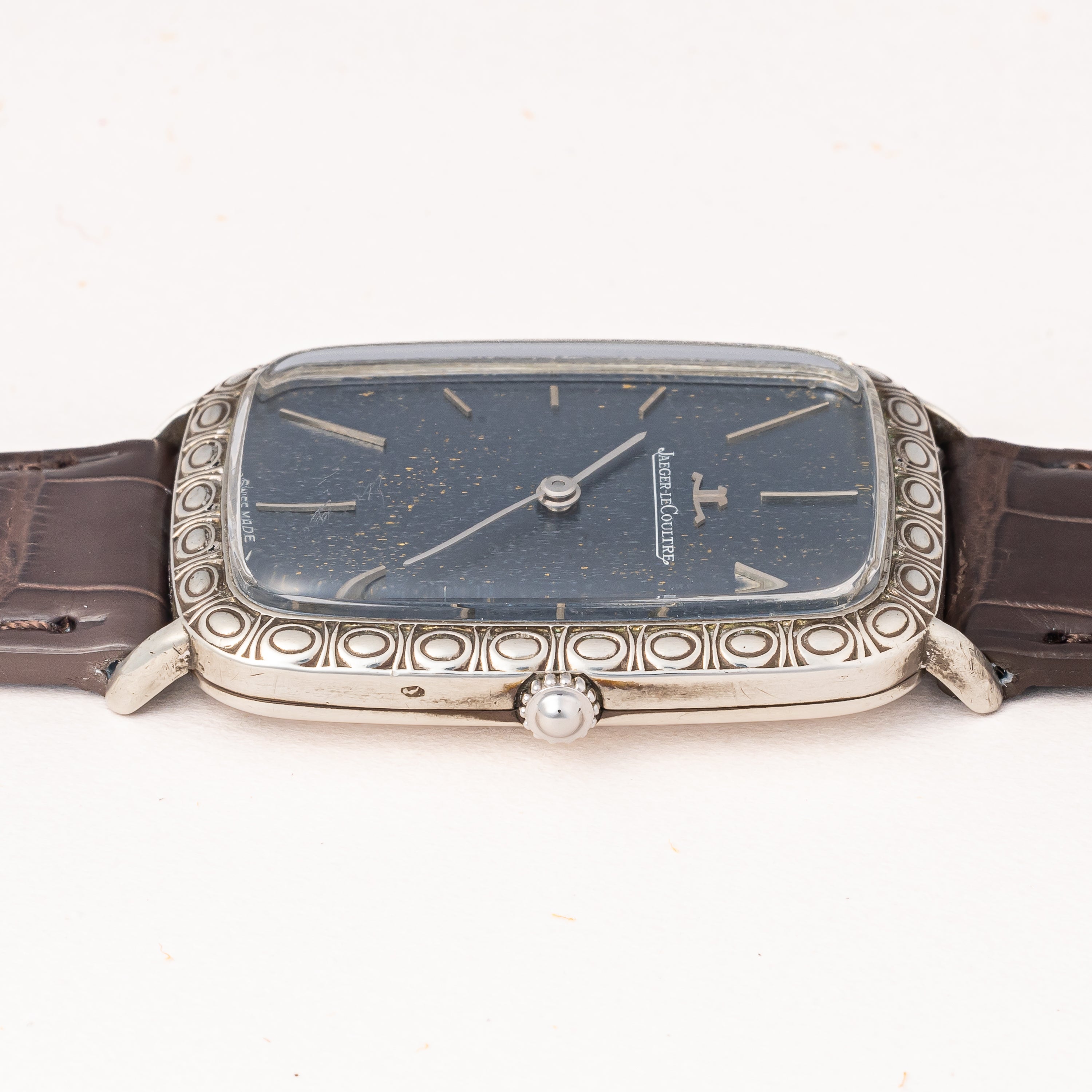 ジャガー・ルクルト レクタンギュラー 1970年代製 銀無垢ケース