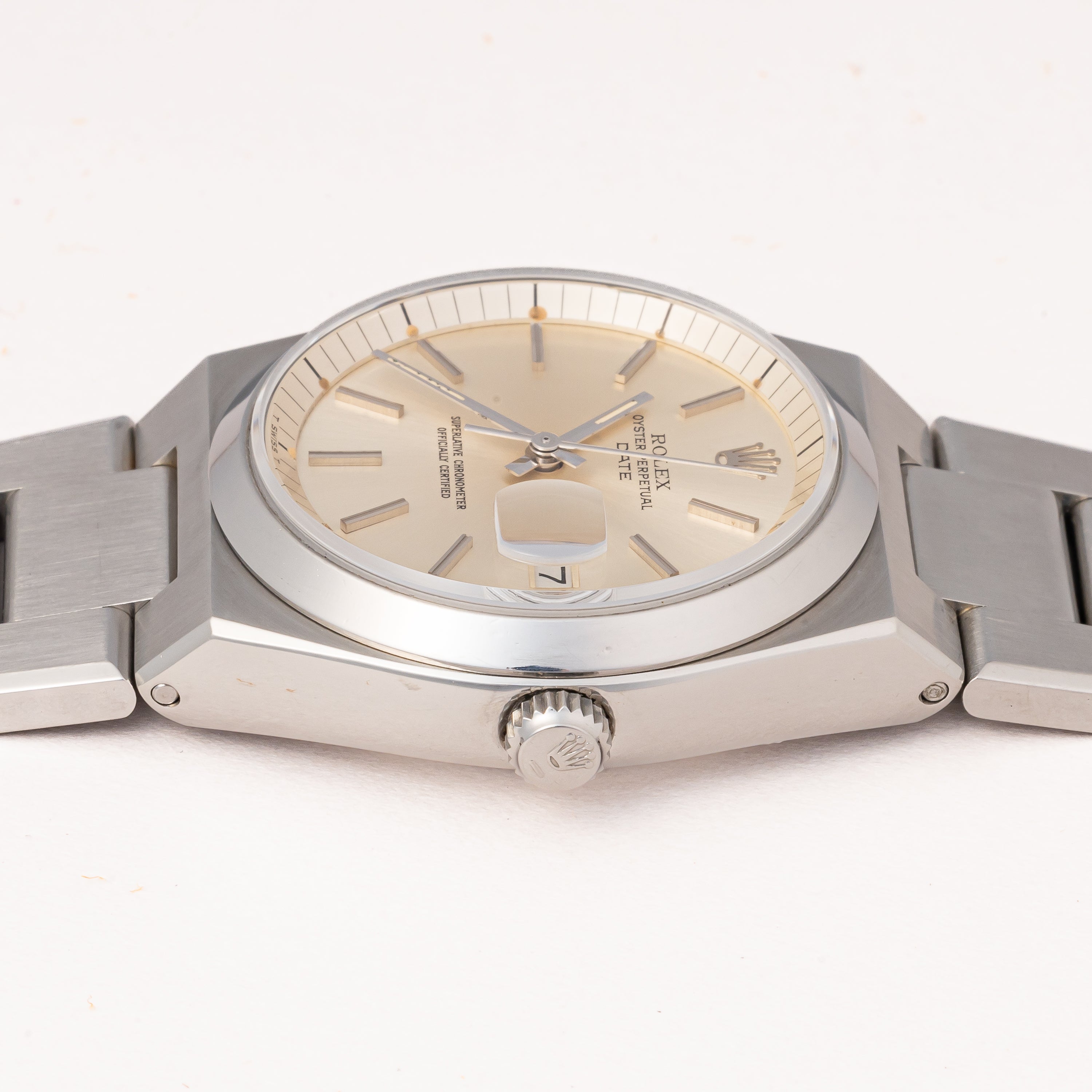 ロレックス オイスターパーペチュアルデイト 1974年製 Ref.1530 オイスターケース50周年記念 箱、ギャラ付き