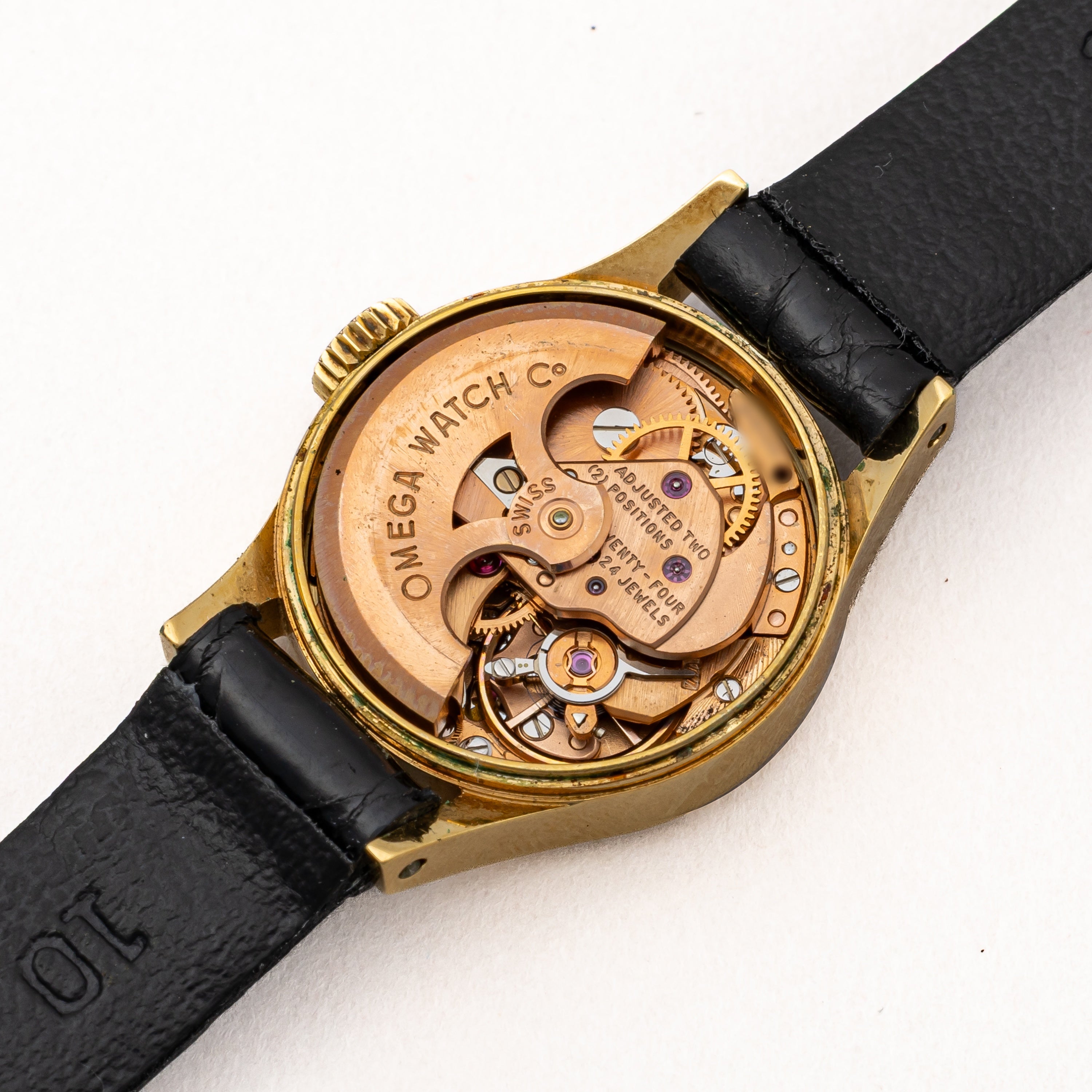 オメガ レディース デ・ヴィル 金張りケース 1971年製 自動巻き 純正尾錠付き