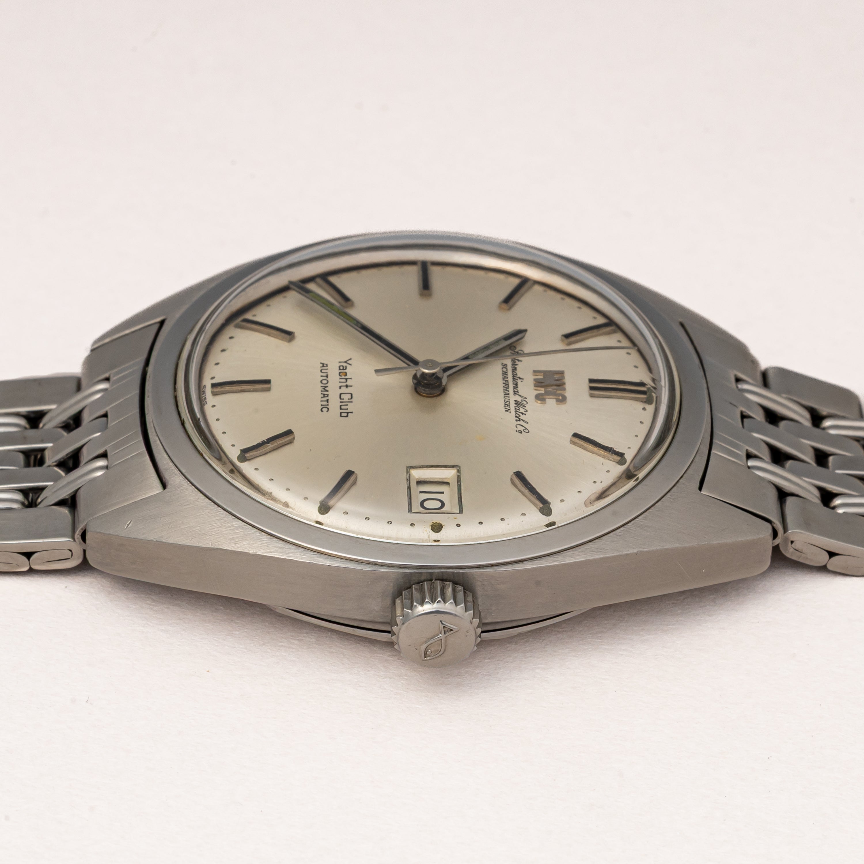 IWC ヨットクラブ 1971年製 純正ゲイフレアーブレス ペラトン式自動巻き