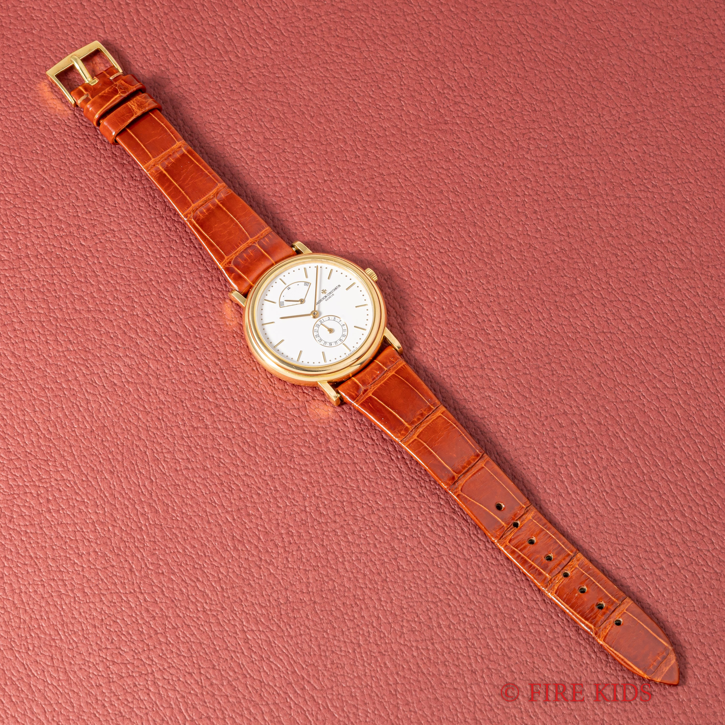 ヴァシュロン・コンスタンタン トゥールドイル 1990年代製 18金無垢ケース 純正金無垢尾錠付き