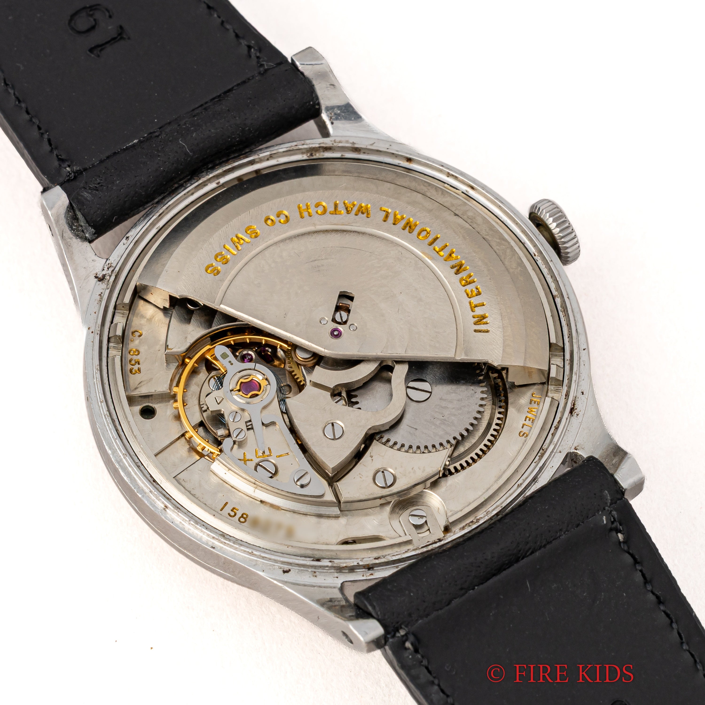 IWC ラウンドケース 1963年製 ペラトン式自動巻き Cal.853 ノンデイト