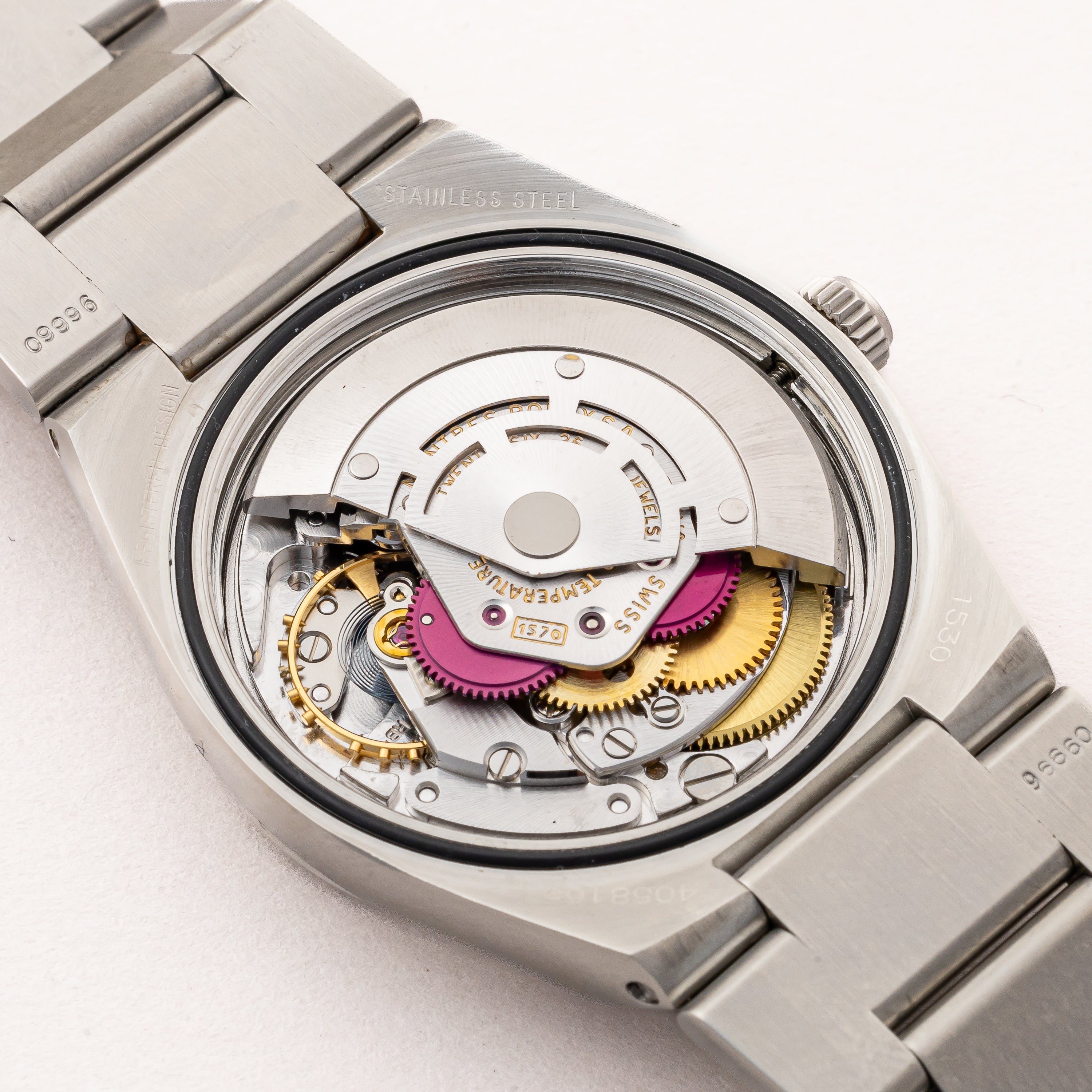 ロレックス オイスターパーペチュアルデイト 1974年製 Ref.1530 オイスターケース50周年記念 箱、ギャラ付き