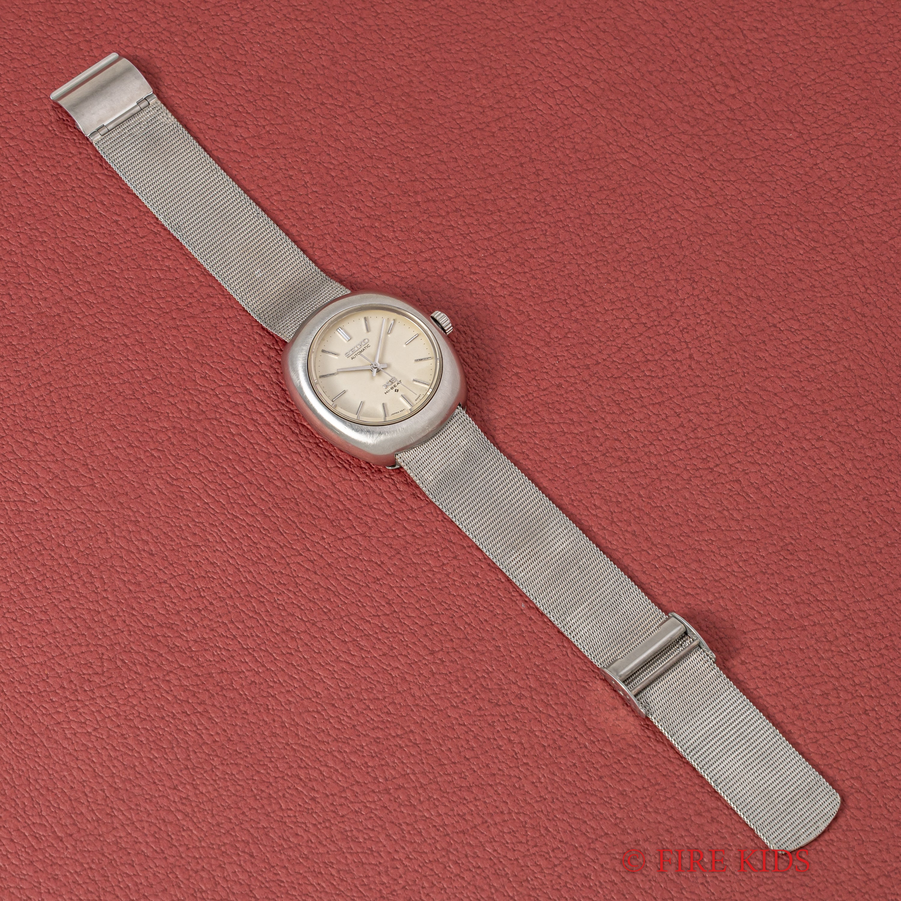 セイコー キングセイコー 56KS 1971年製 ハイビート自動巻き ノンデイト Ref.5621-6000 純正メッシュブレス