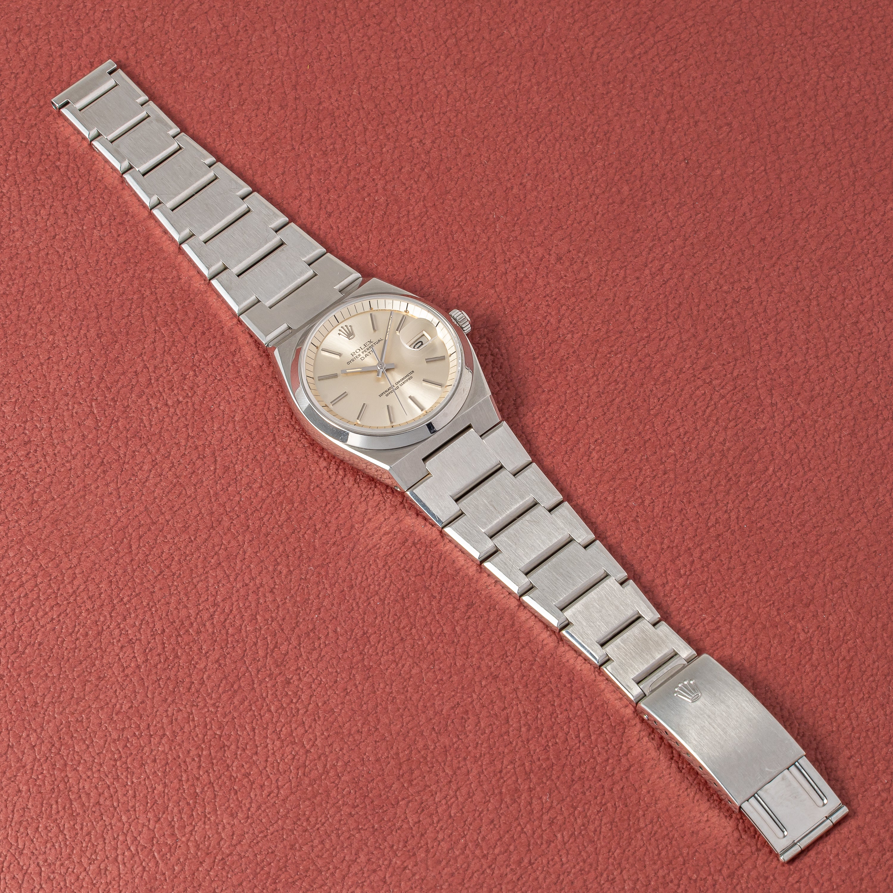ロレックス オイスターパーペチュアルデイト 1974年製 Ref.1530 オイスターケース50周年記念 箱、ギャラ付き