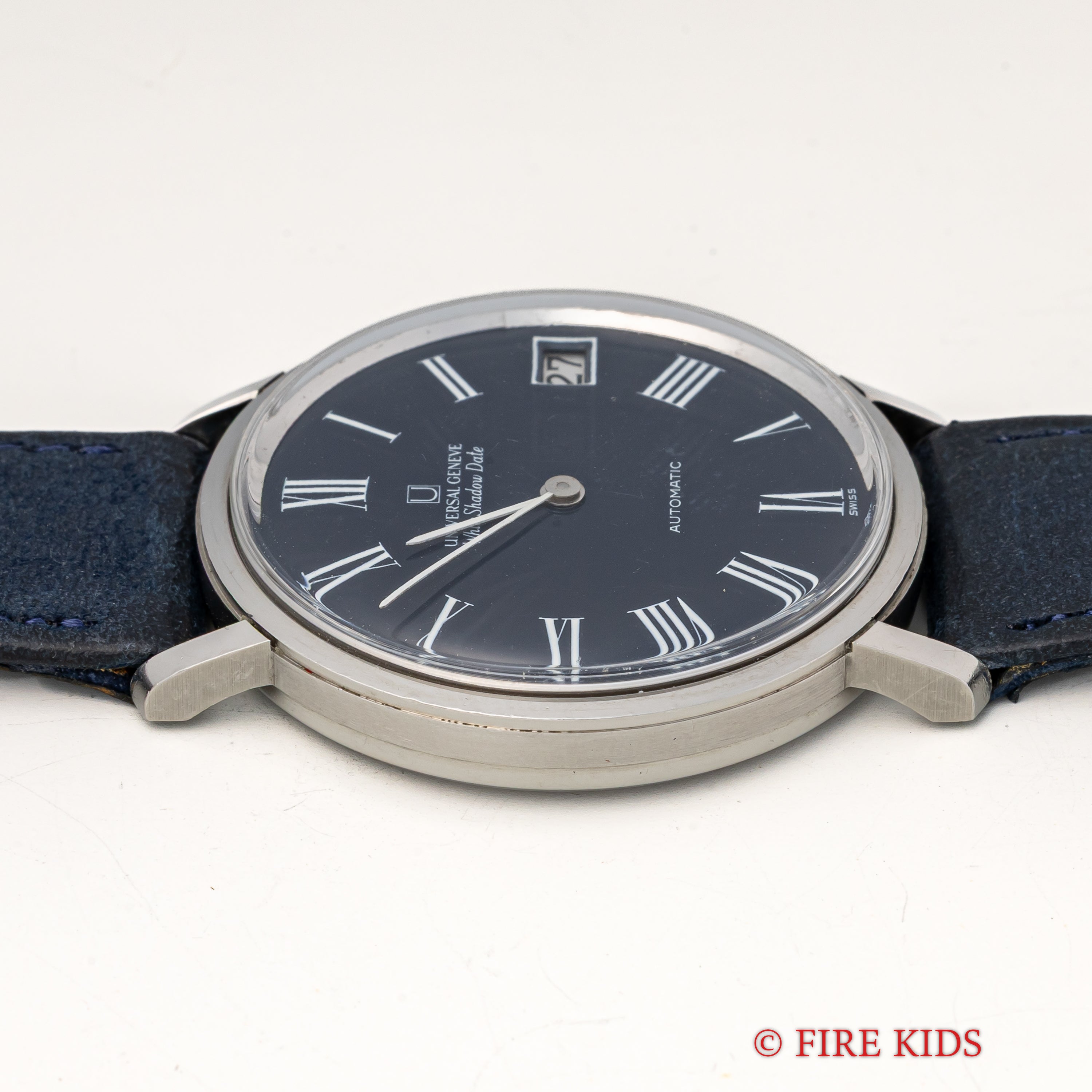 ユニバーサルジュネーブ ホワイトシャドウデイト 自動巻き Ref.867101/20 1970年代製 純正尾錠付き