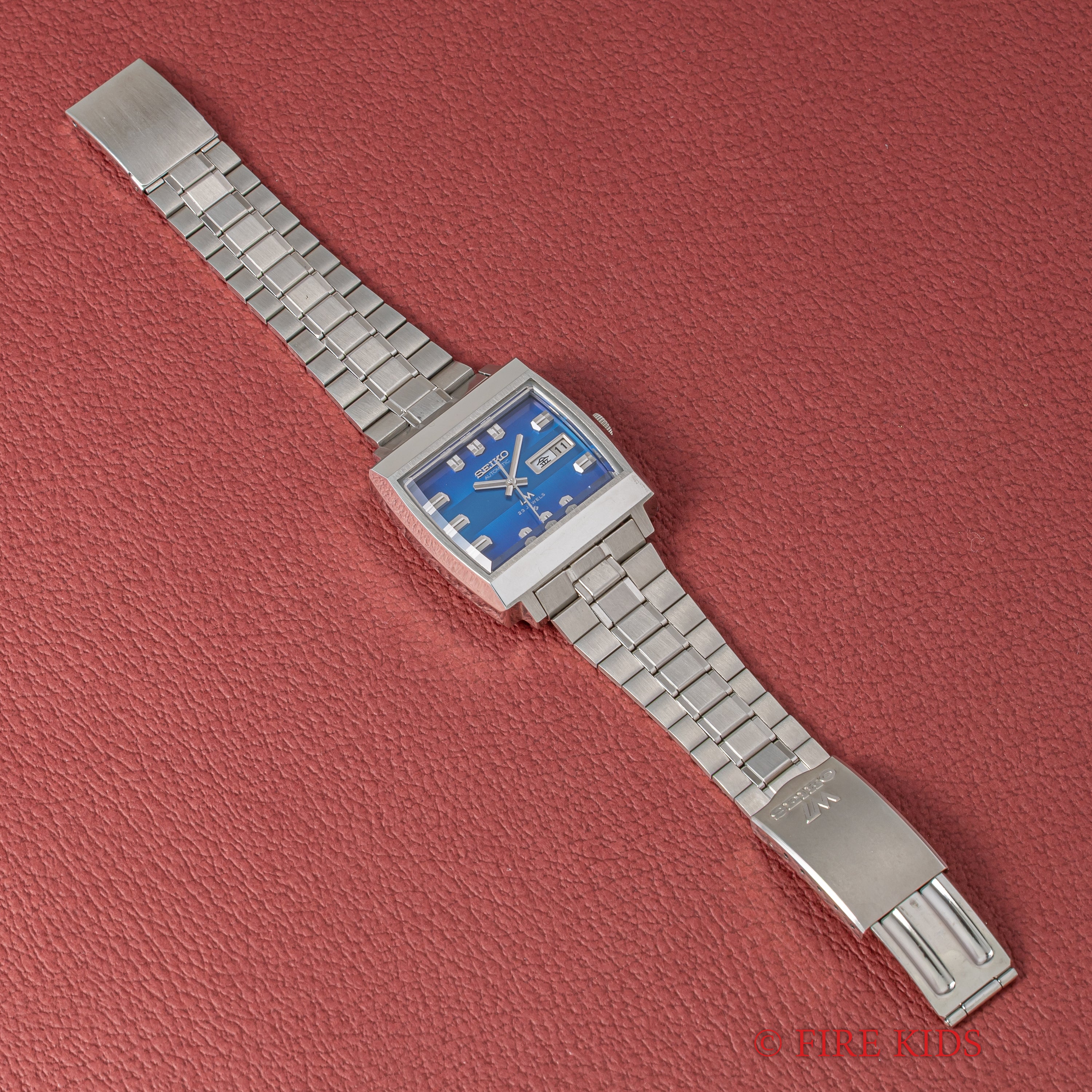 セイコー LM Ref.5606-5180 純正ブレス付き 1974年製 タグ、説明書付き